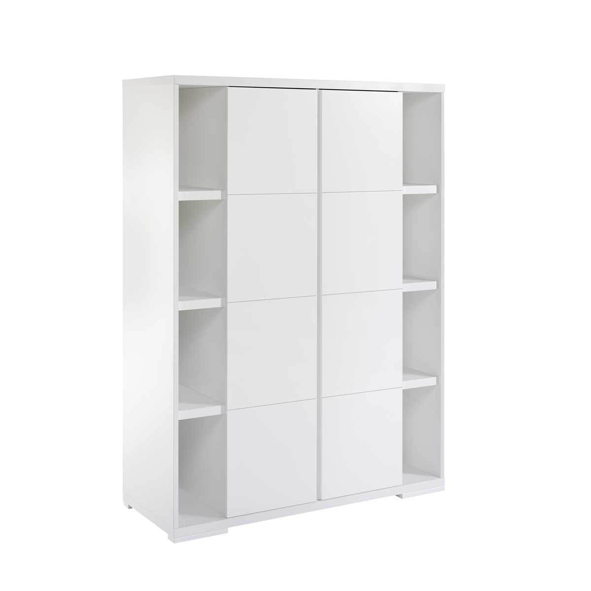 rangement 2 portes little blanc