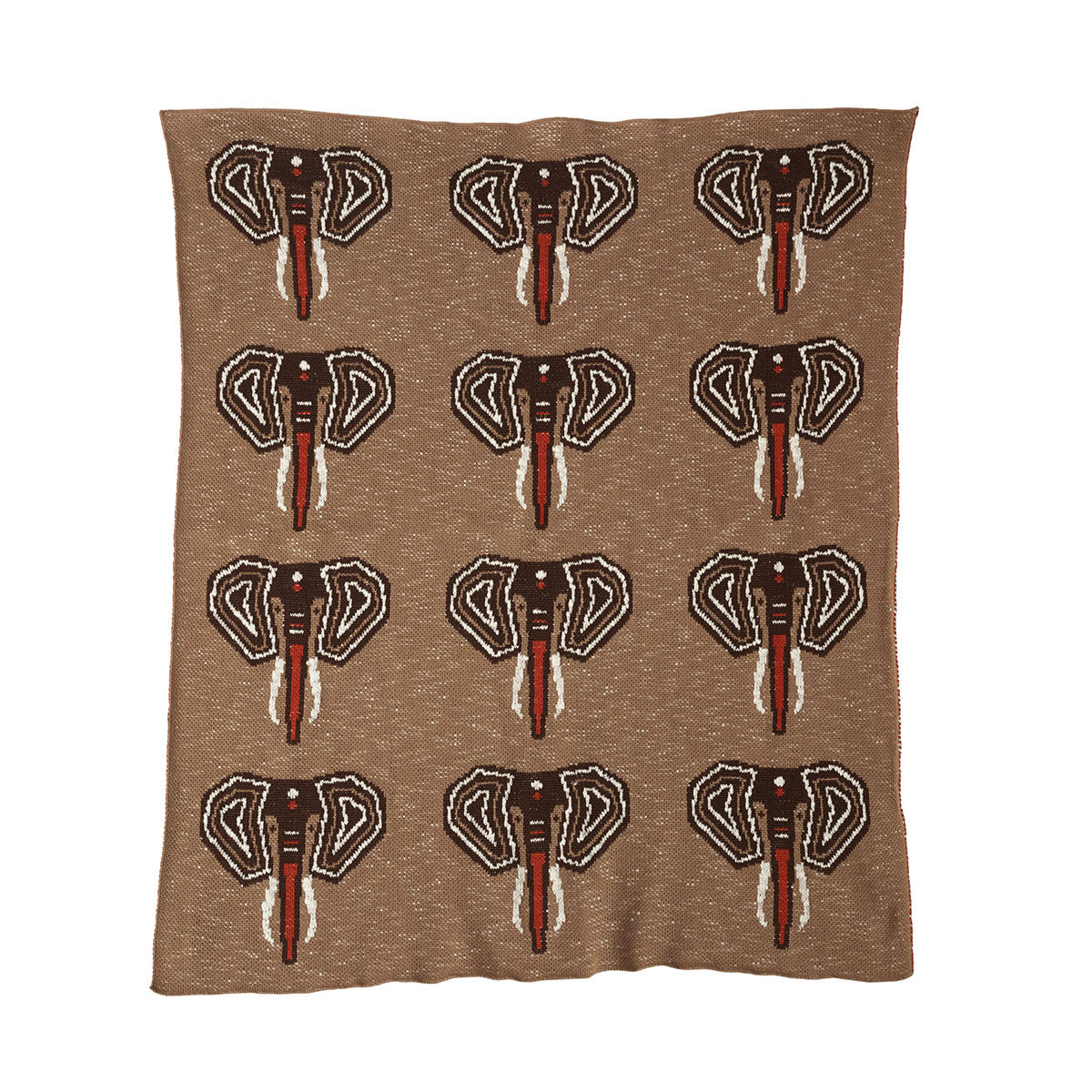 Couverture Tricot On the Go XL - Eléphant