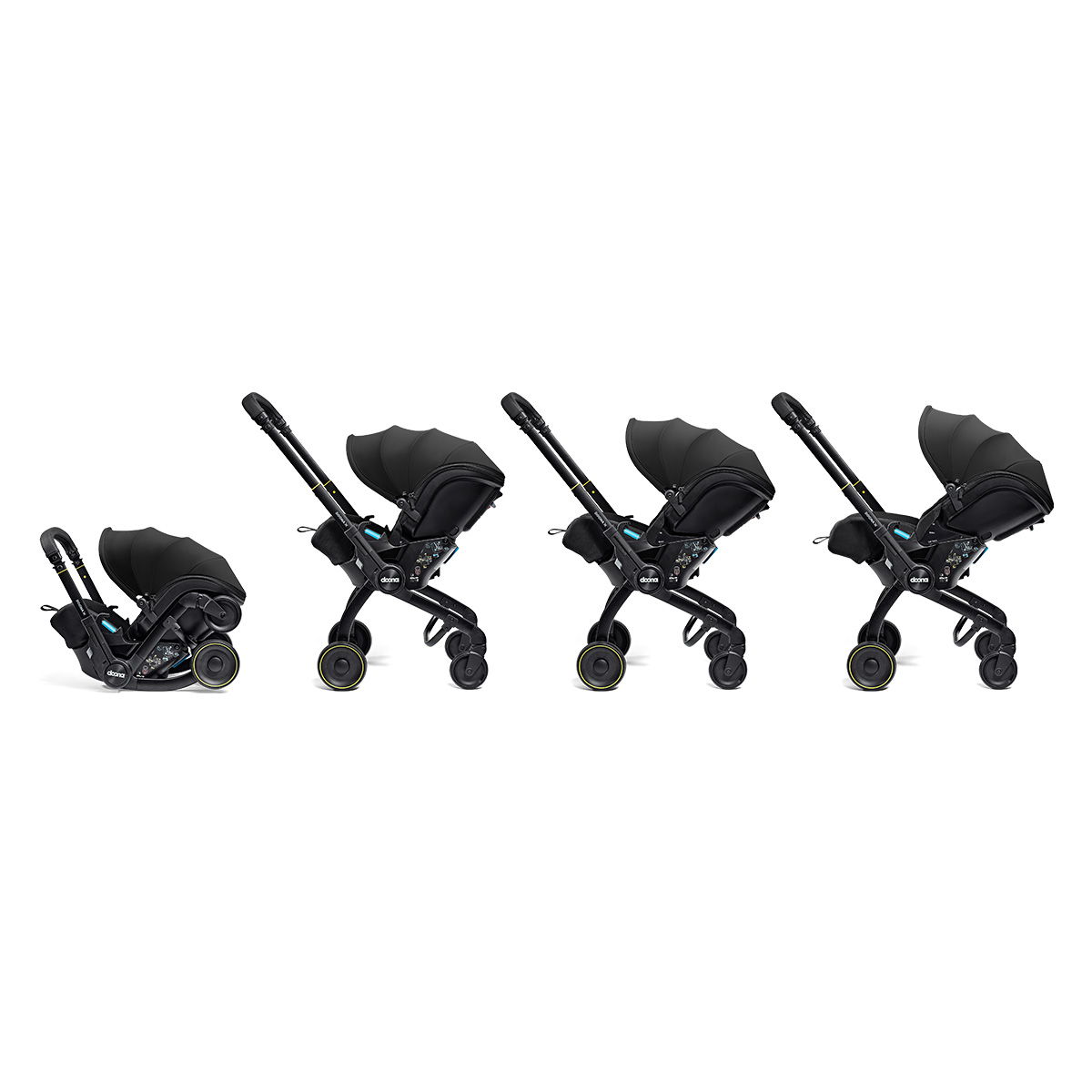 Siège Auto i-Size Groupe 0+ / Poussette Doona X - Nitro Black