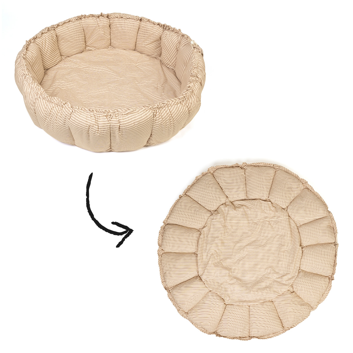 Tapis de Jeux Coco - Stripes Brown