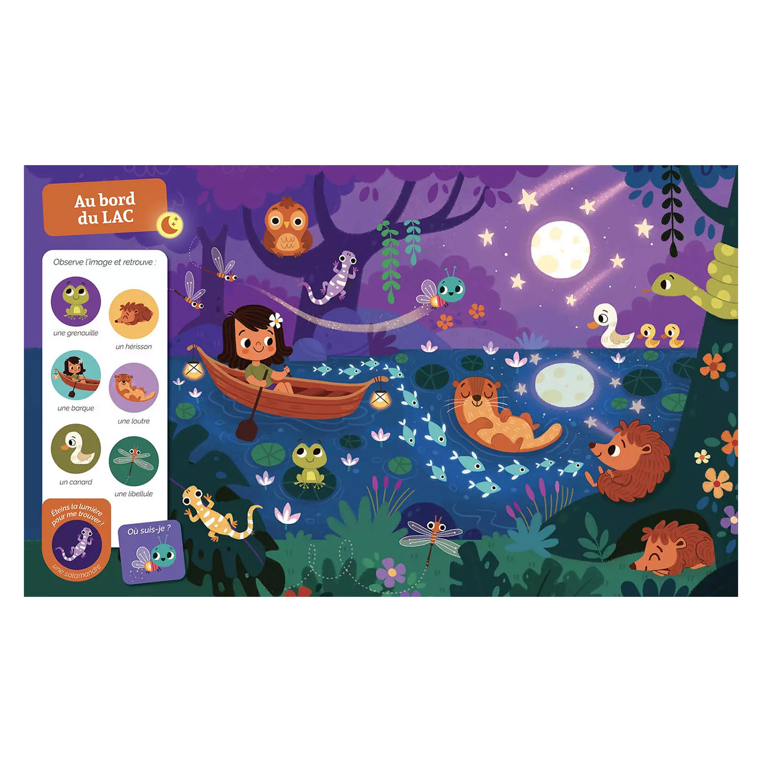 Cherche et Trouve des Tout Petits - Qui Brille dans la Nuit