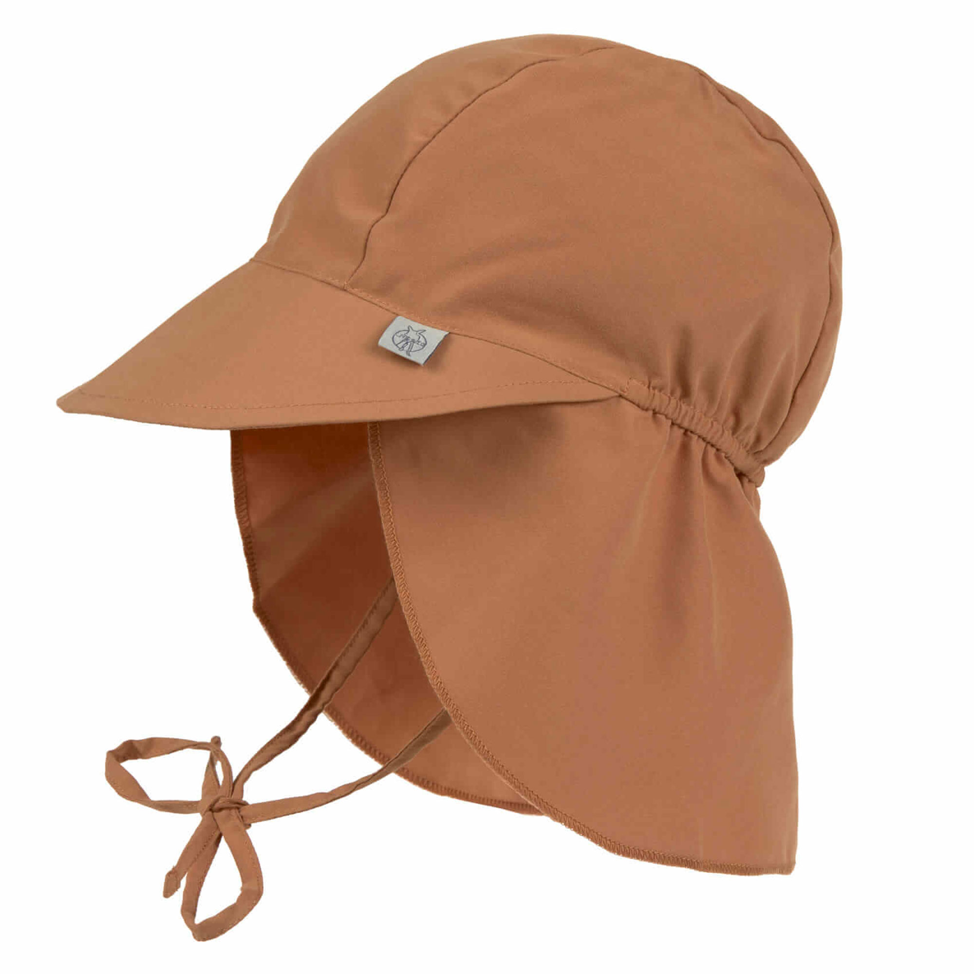 Casquette Protège Nuque Anti-UV Amande - 3/6 Mois