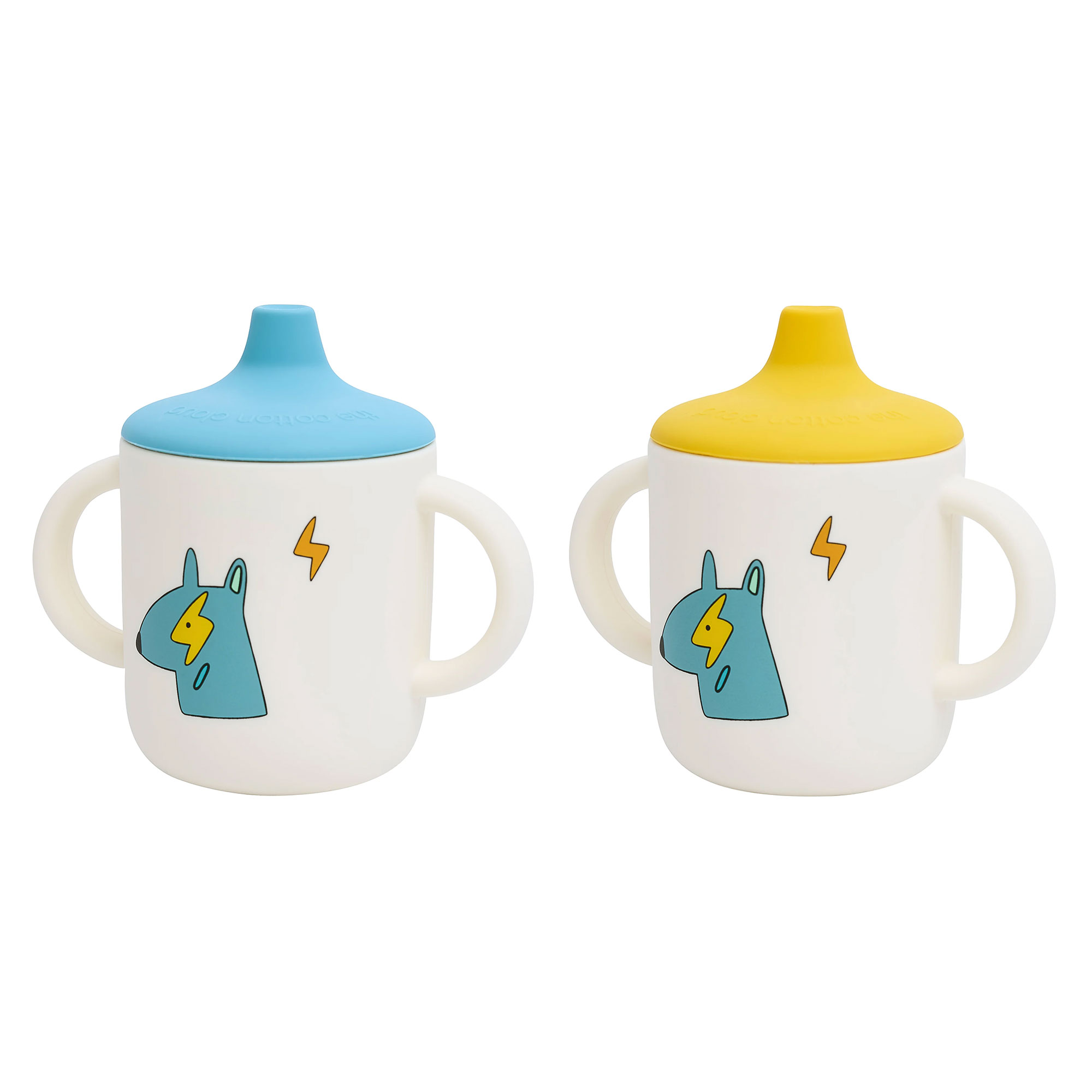 Lot de 2 Tasses d'Apprentissage - Funky Dogs