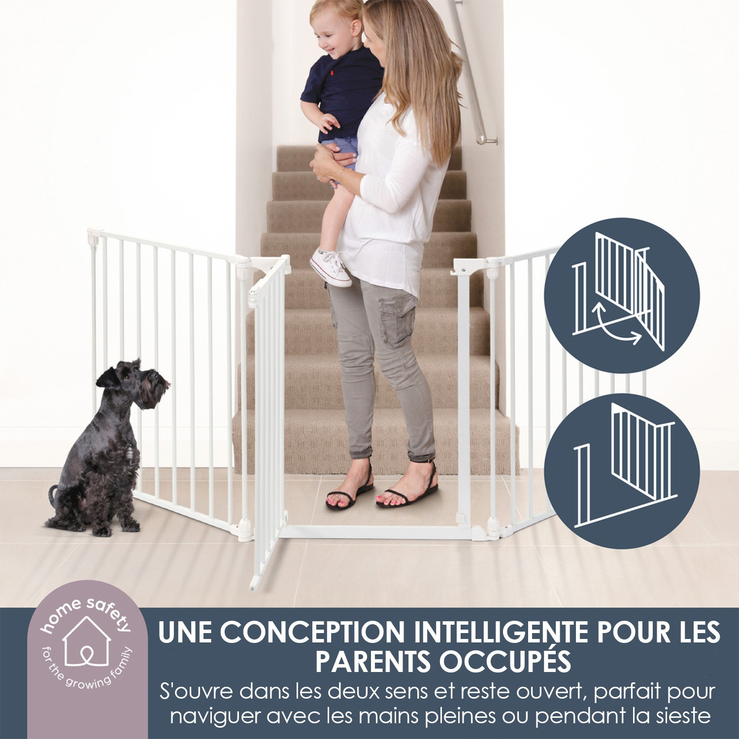 Barrière de Sécurité Adapta - Blanc
