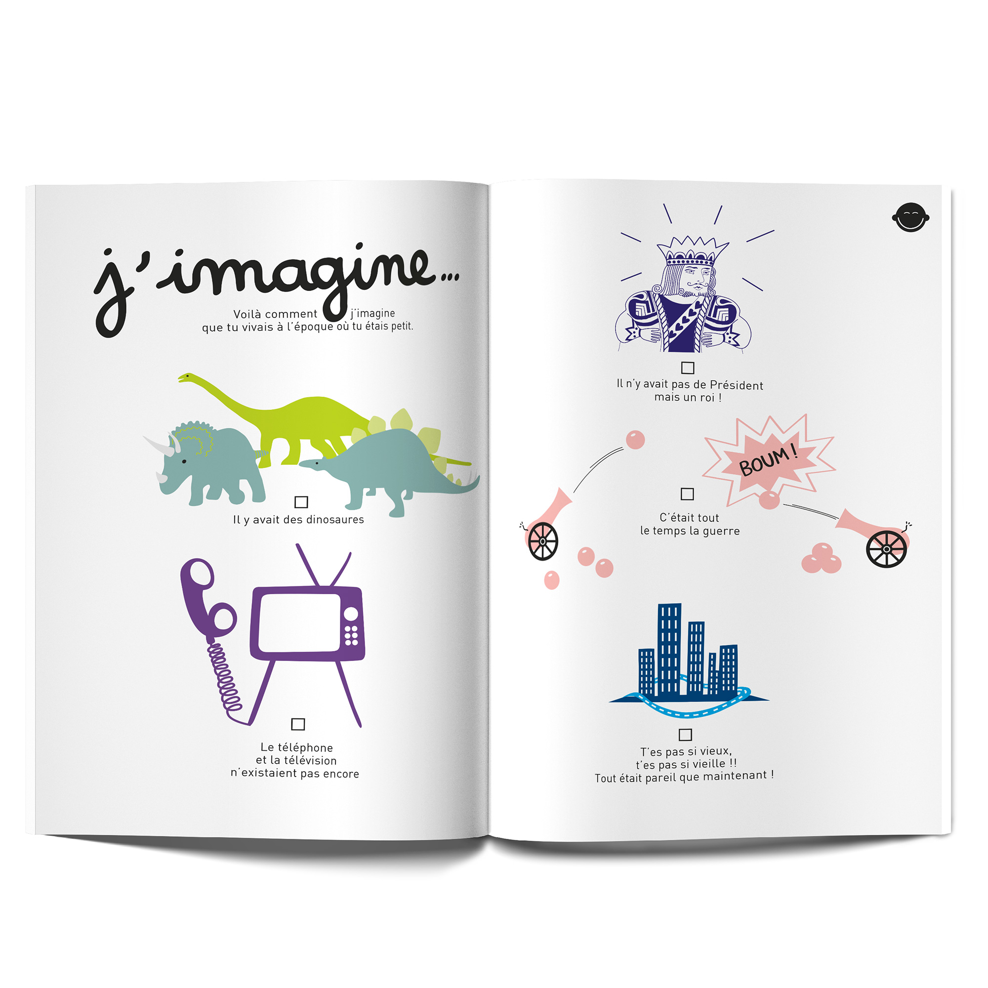 Livre à Compléter Papi, Mamie et Moi