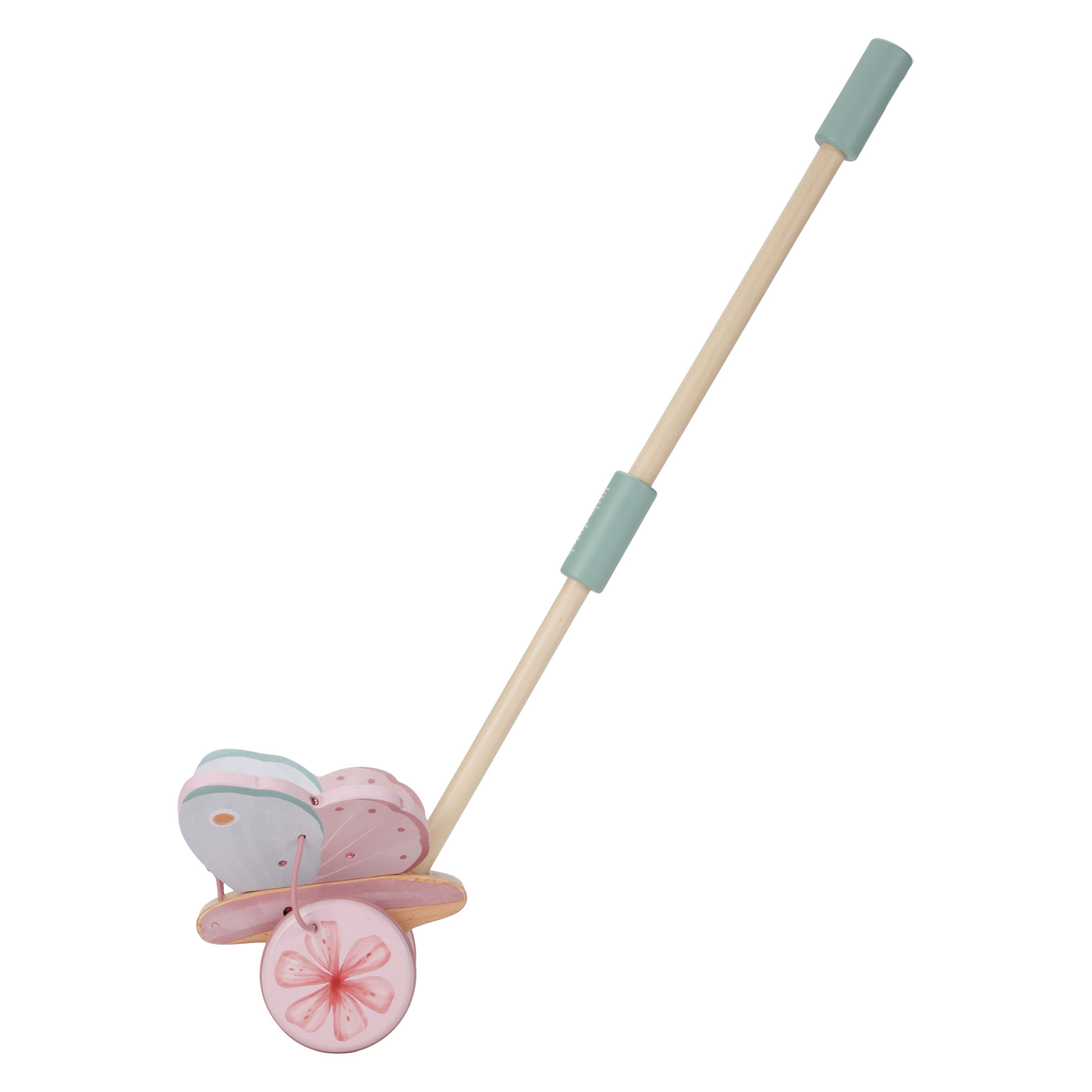 Jouet à Pousser Papillon en Bois - Fairy Garden