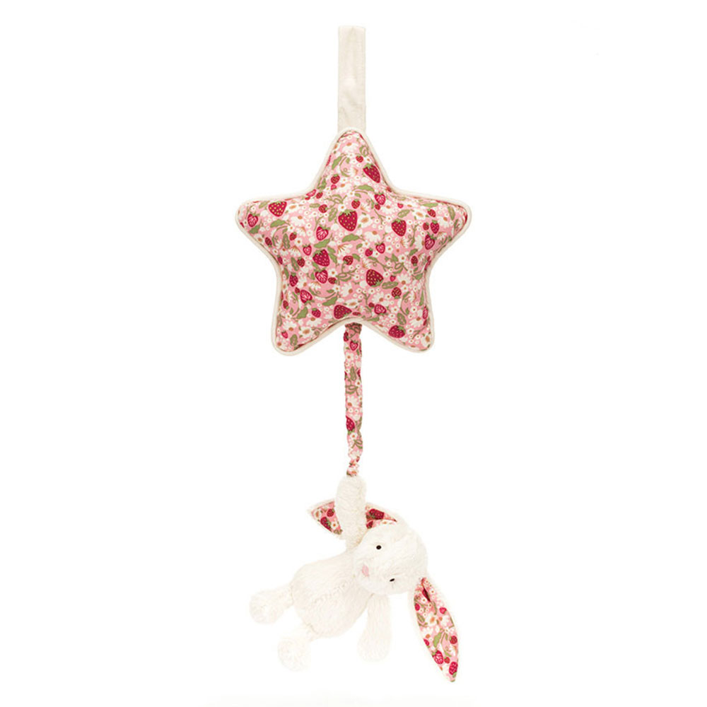 Blossom Cream Bunny Berry Musical Pull