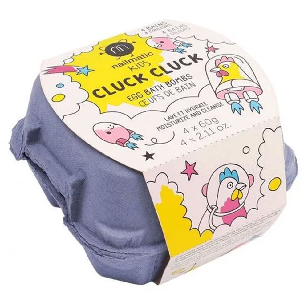 Lot de 4 Oeufs de Bain Cluk-Cluk