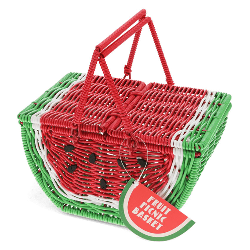 Petit Panier de Fruits pour Pique-nique - Pastèque