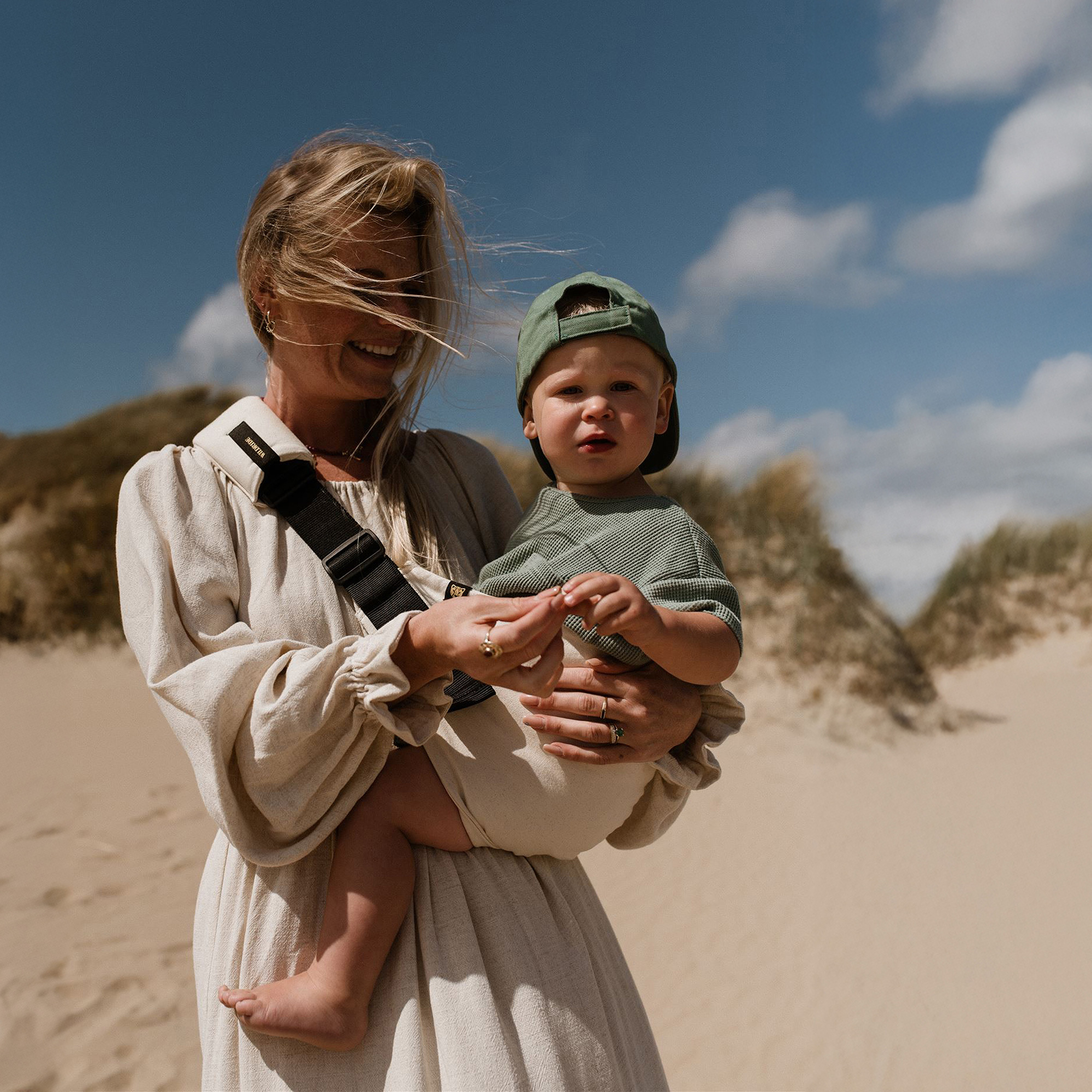 Porte-bébé Eco-conçu pour Grand Enfant - Ecru