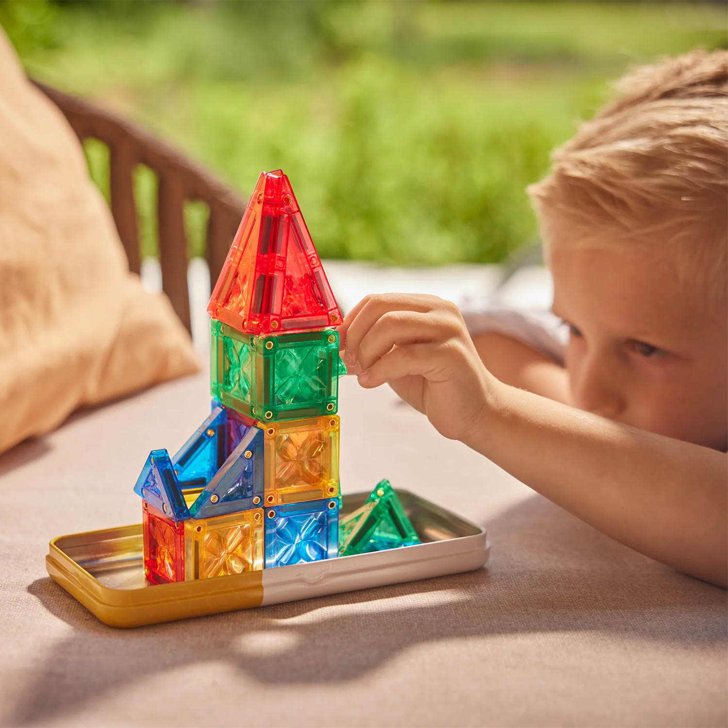 Kit de 28 Mini Tuiles Aimantées de Voyage Intense