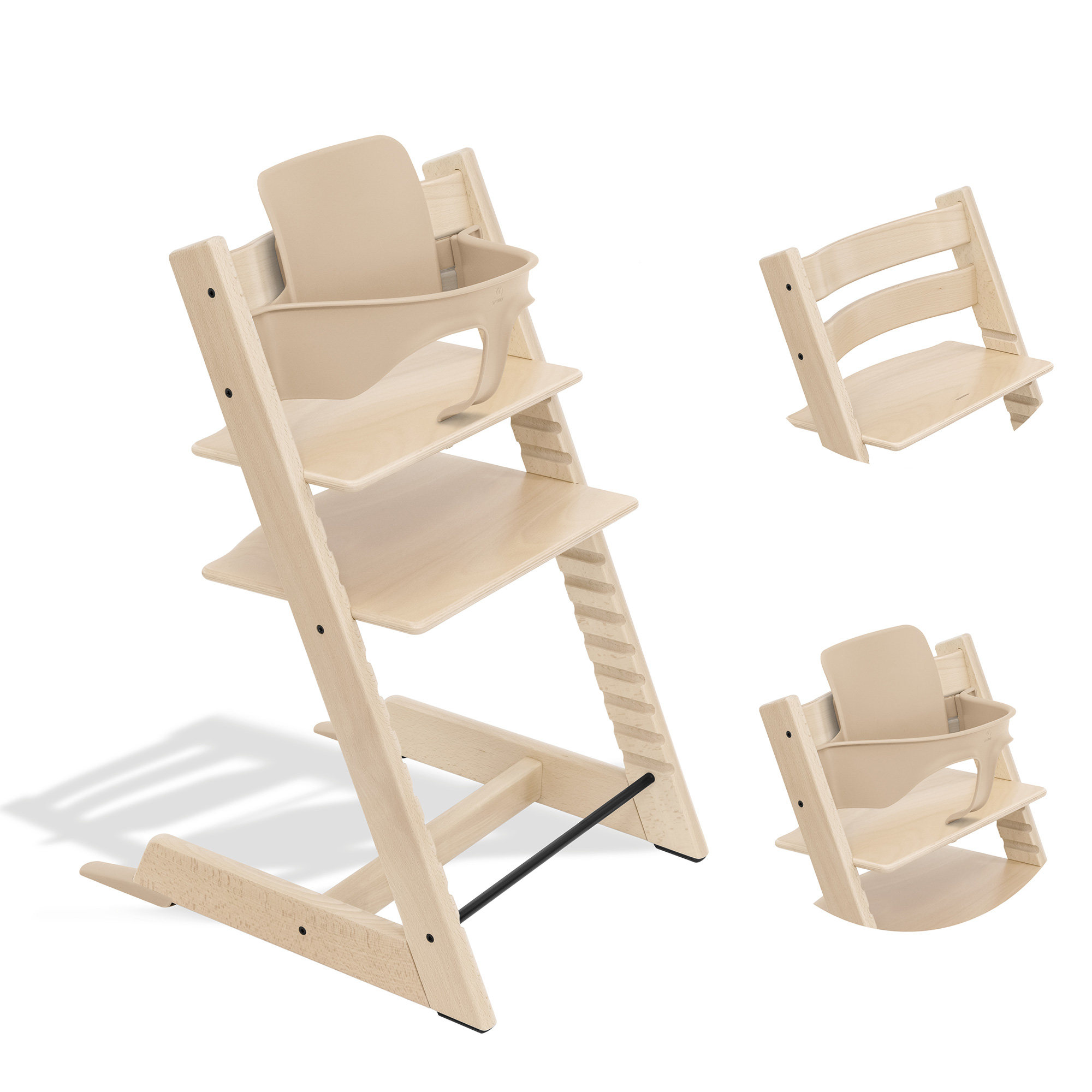 Chaise Haute Tripp Trapp avec Baby Set - Naturel