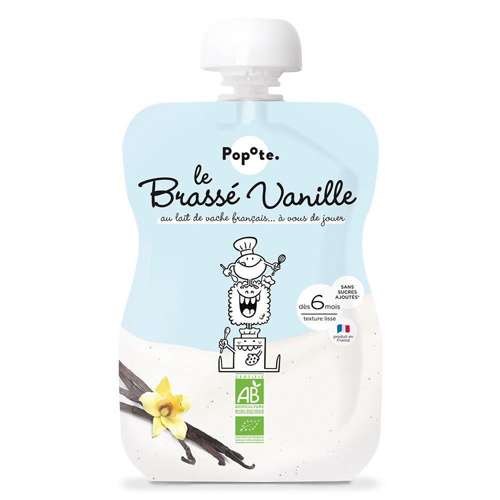 Gourde Repas Bio Brassé Vanille - 100 g