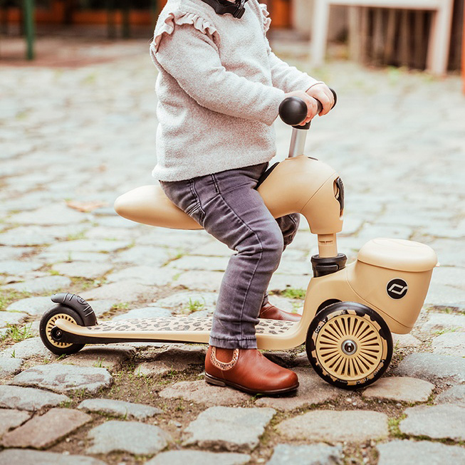 Porteur Trottinette Evolutif Highwaykick 1 Lifestyle - Leopard