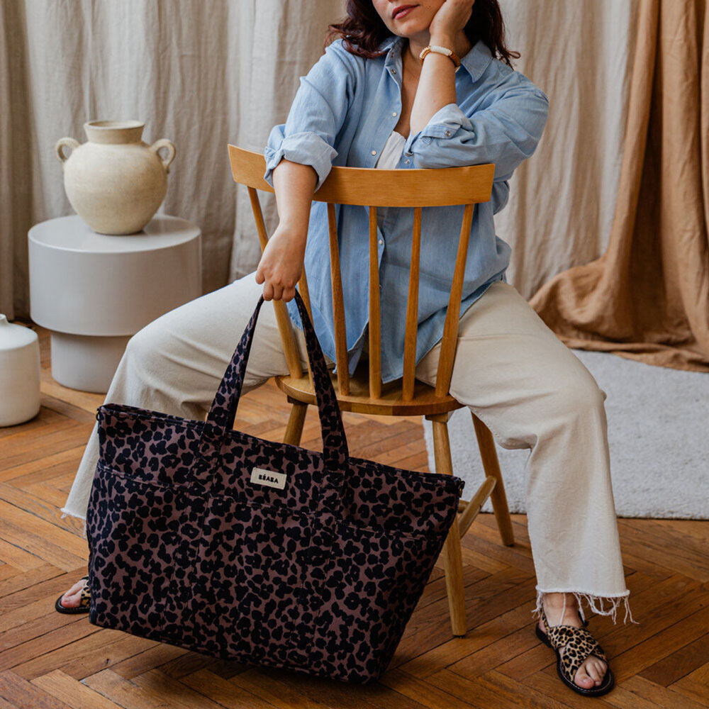 Sac à Langer Madrid XXL - Léopard