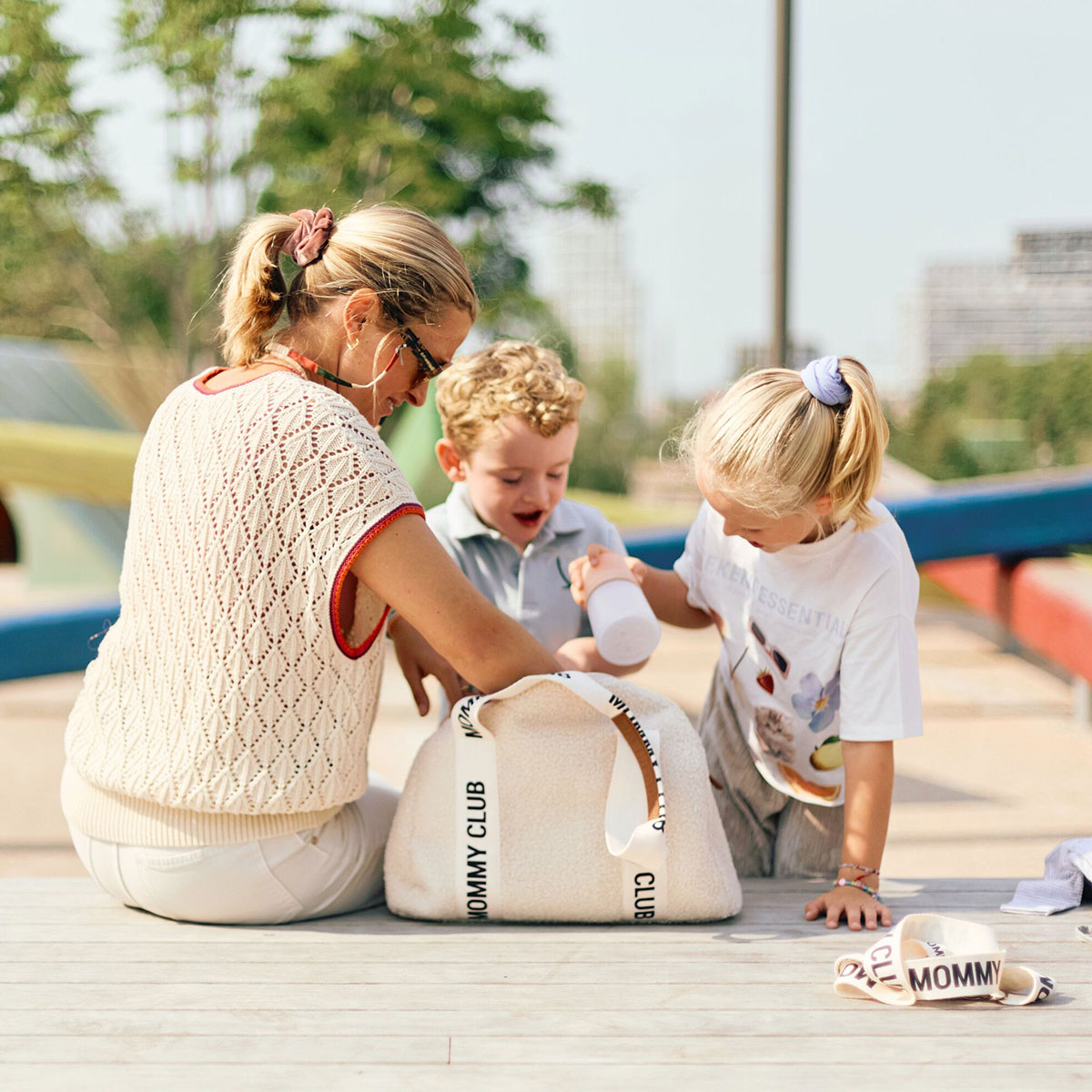 Mommy Club Teddy Signature - Off White