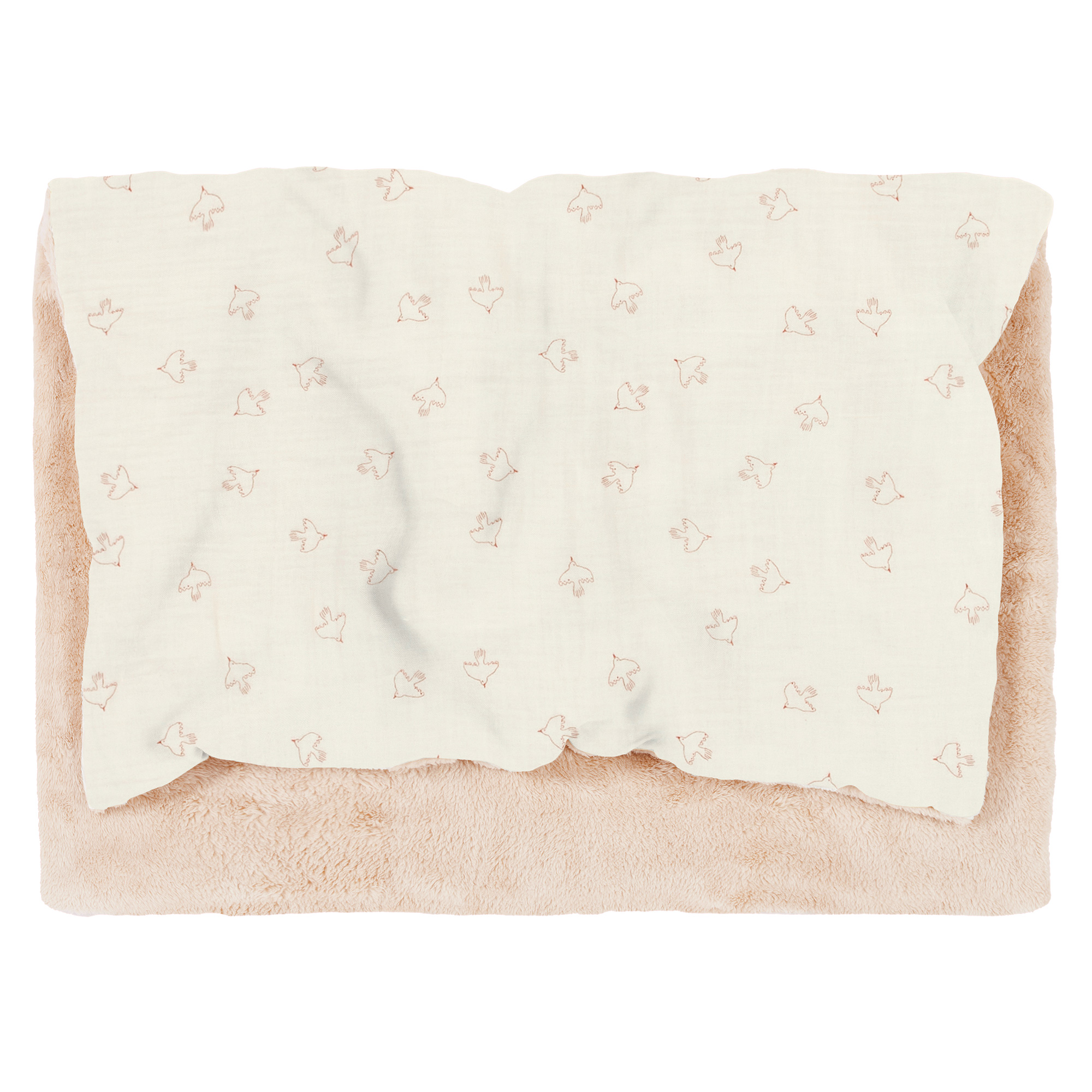 Couverture Hiver Wabi Sabi - Brown Hoshi Birds