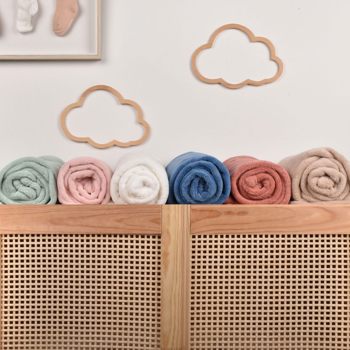 Plaid Douceur - Vert Amande