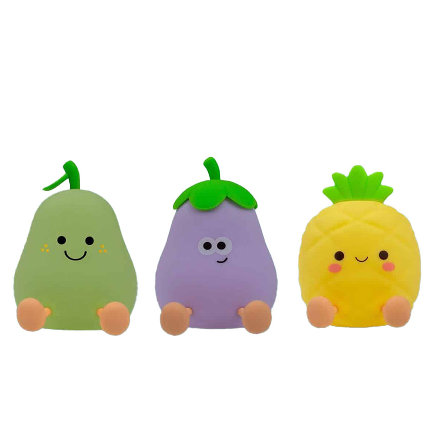 Lot de 3 Veilleuses LED - Team Fruits