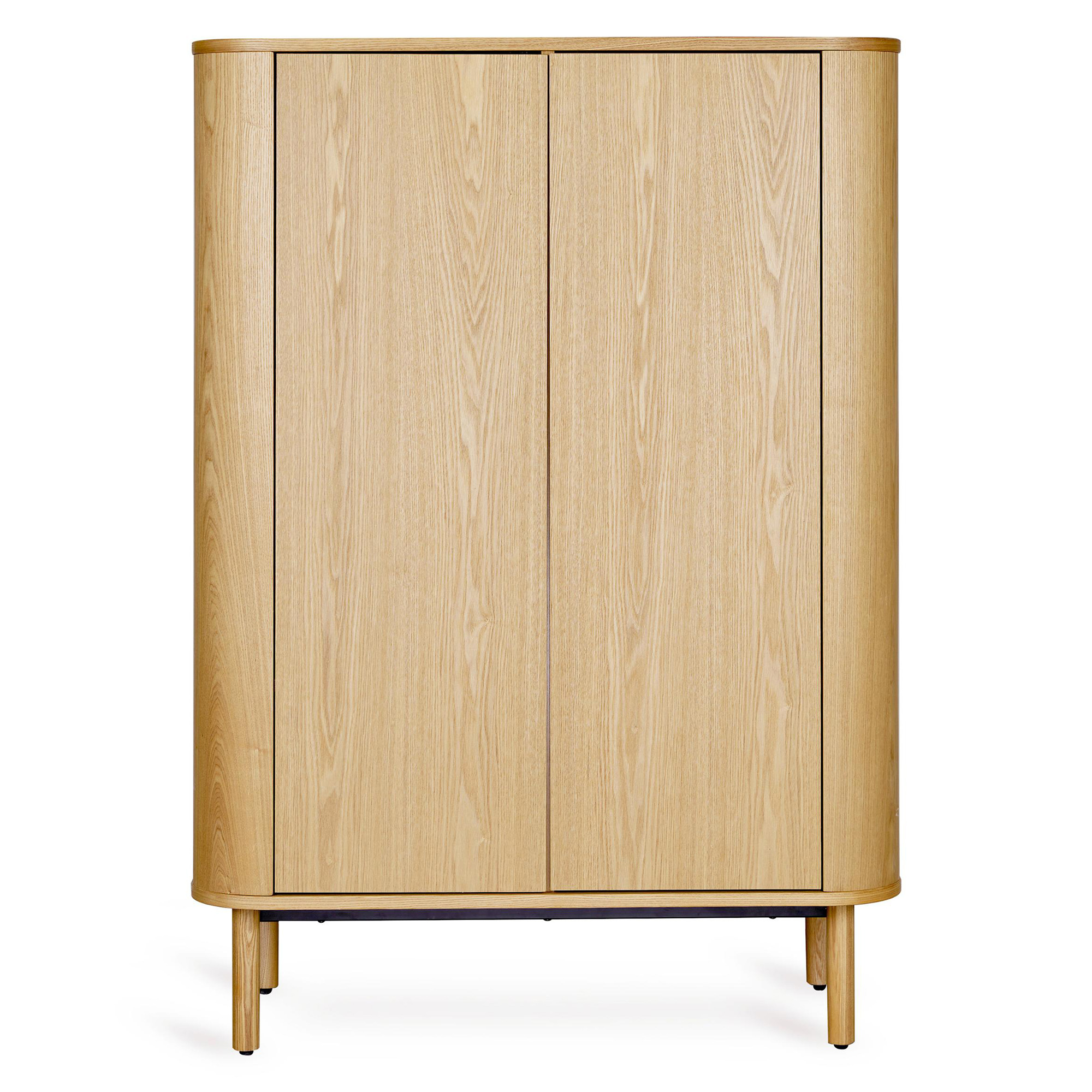 Armoire 2 Portes Plates Yume - Natural Ash