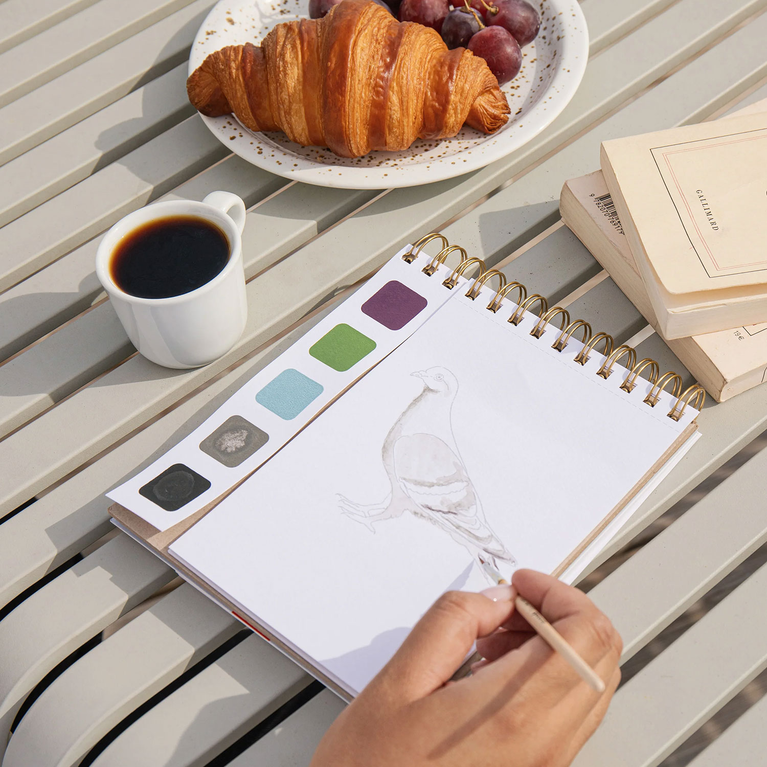 Travel Book Carnet Aquarelle - Spring in Paris