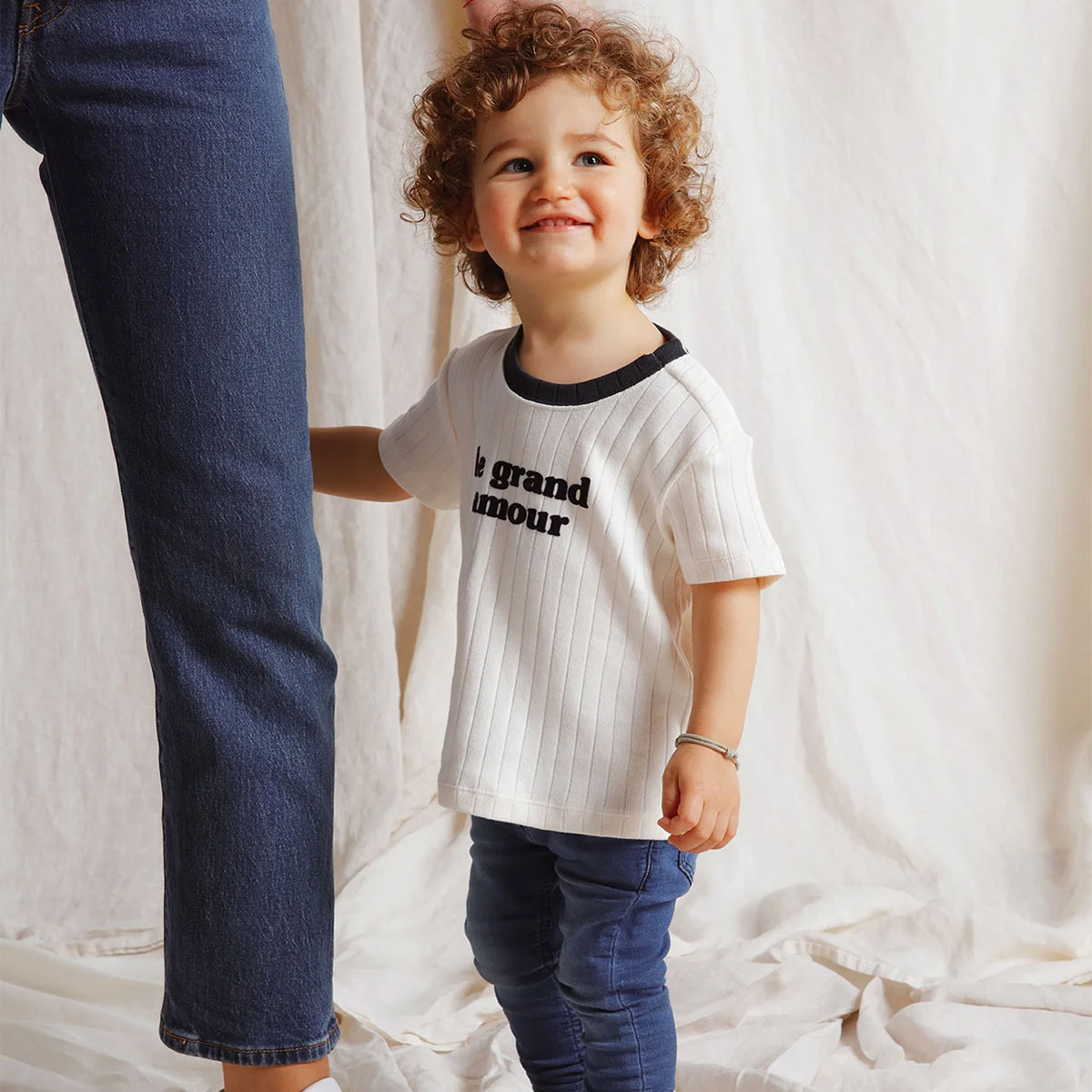 T-shirt Le Grand Amour Crème - 4 Ans