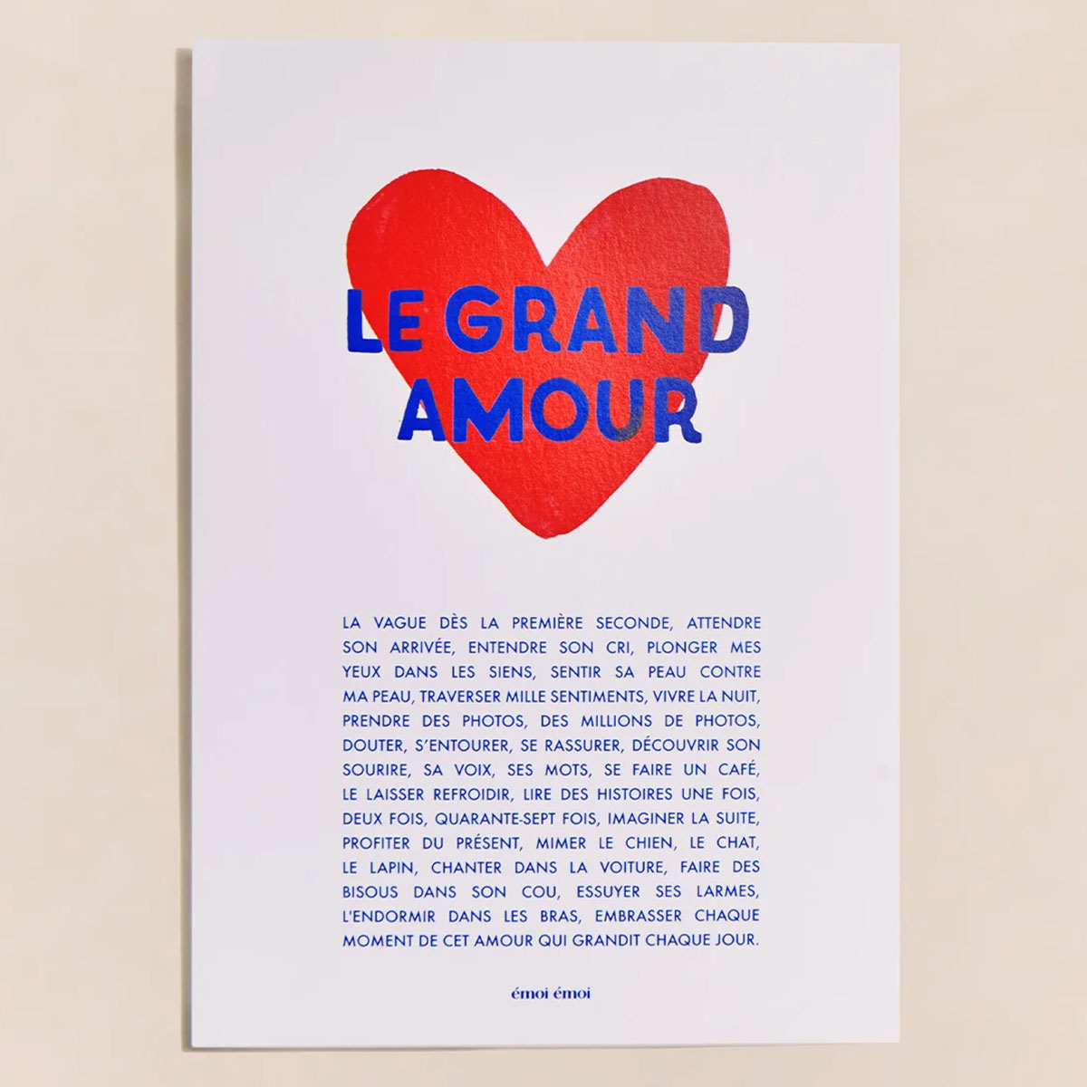 Affiche - Le Grand Amour