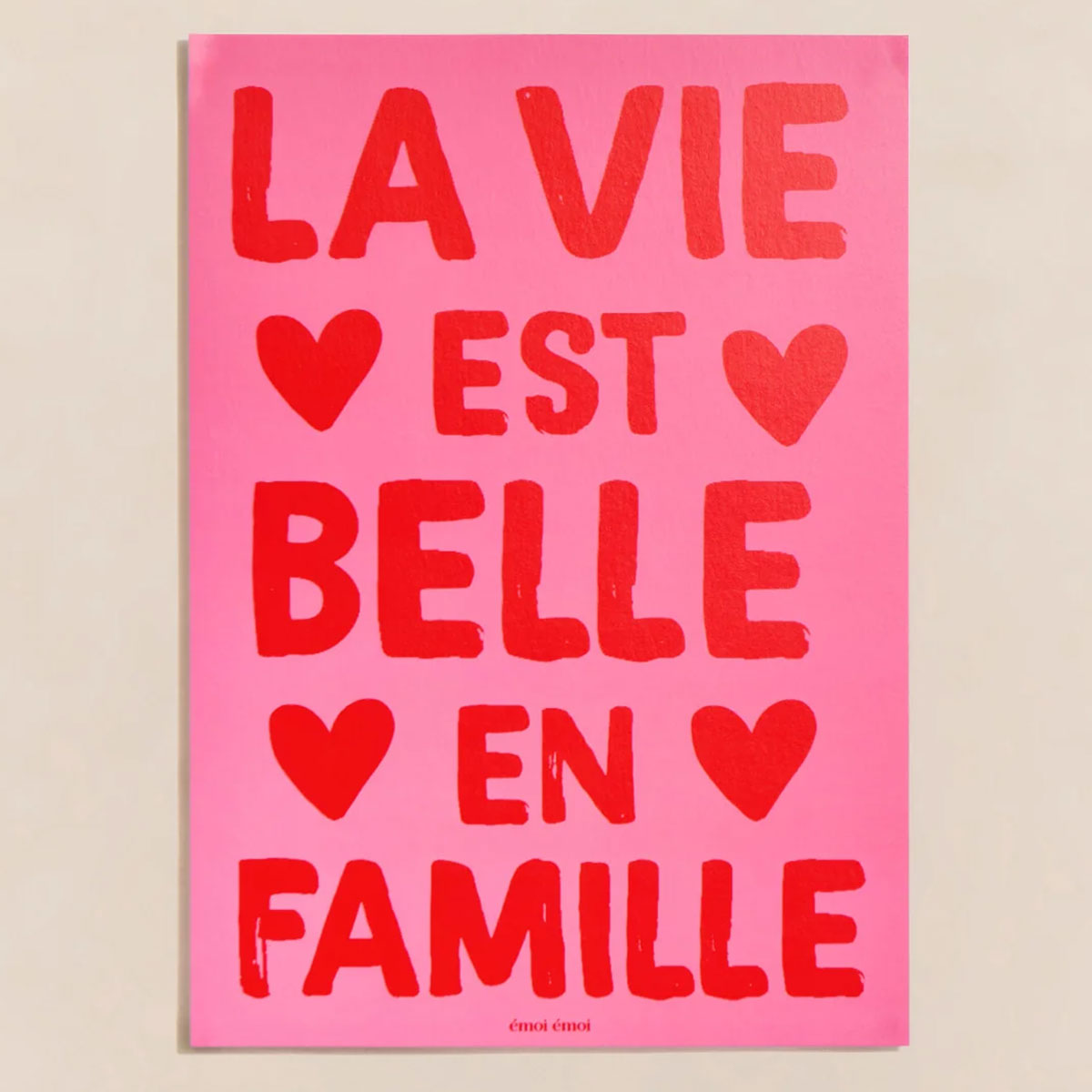 Affiche - La Vie est Belle en Famille