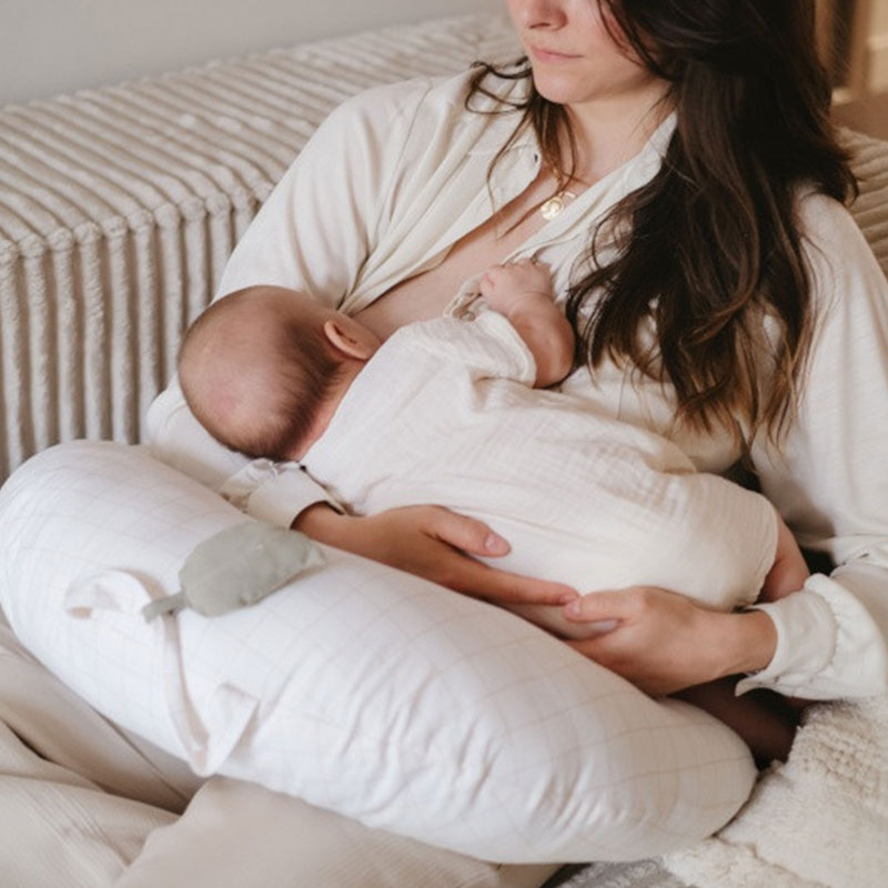 Coussin de Maternité et d'Allaitement Nomade Mini Moon - Grid