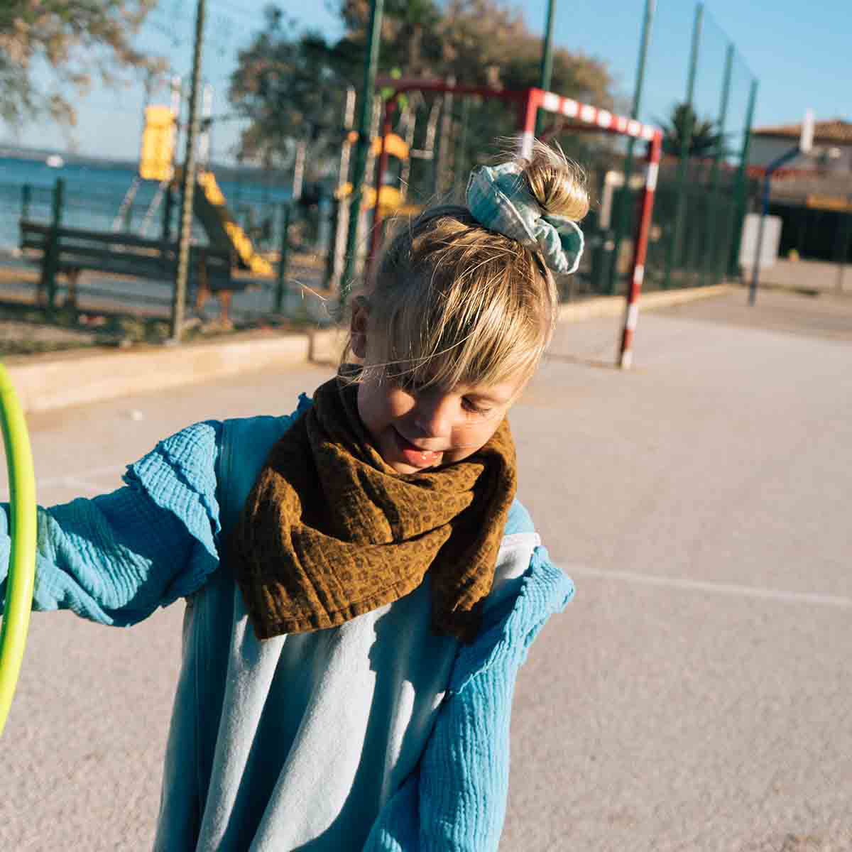 Lange Bianca L- Mini Léopard Cumin