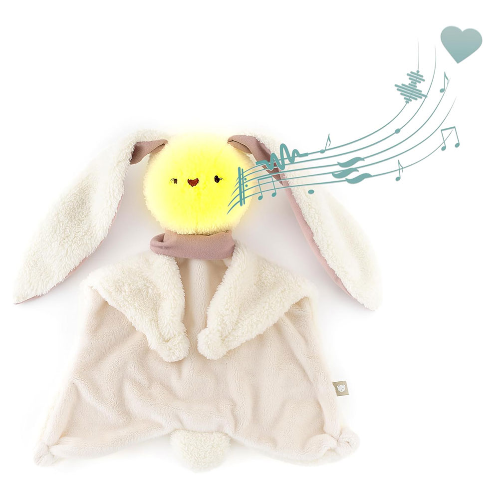 Doudou Veilleuse Bouillotte Sèche Lapin