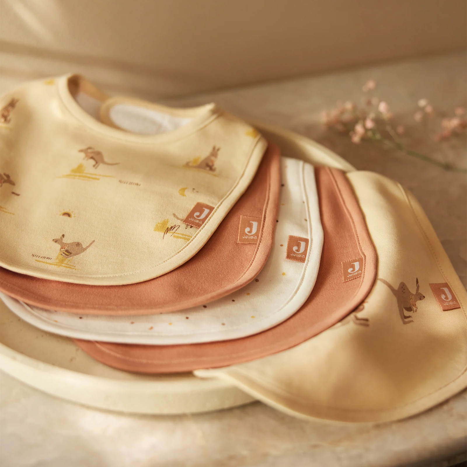 Lot de 5 Bavoirs Imperméables - Kangaroots