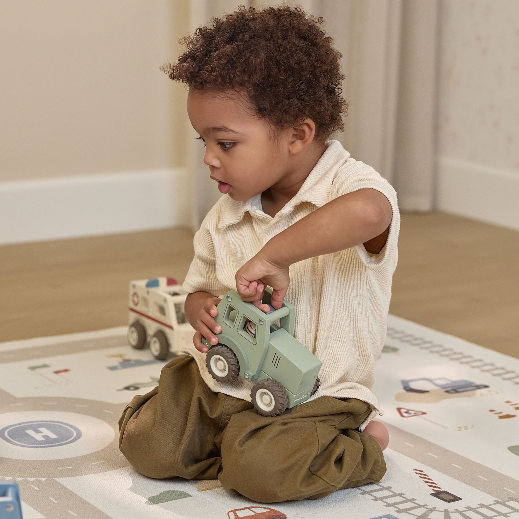 Tracteur avec Figurine