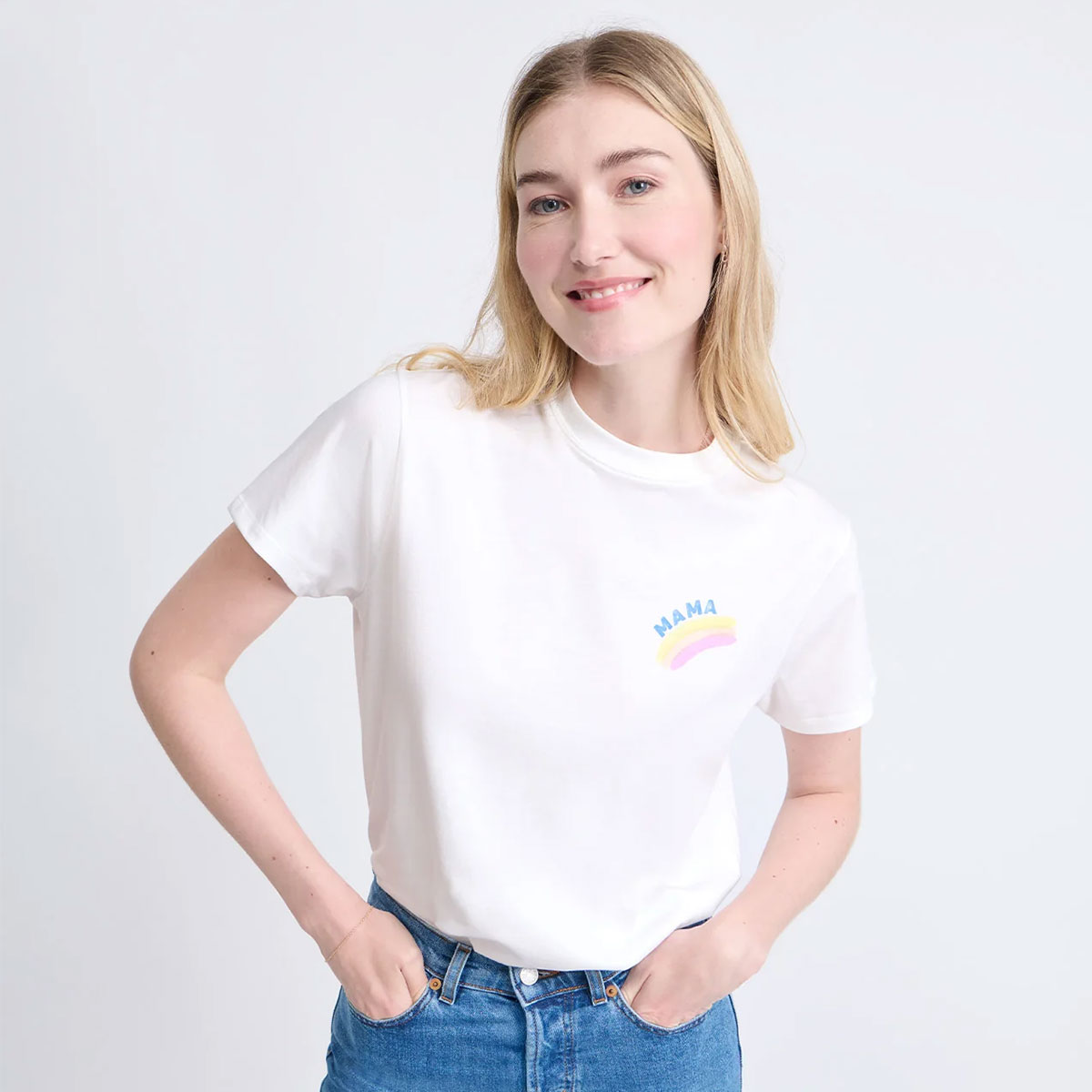 T-shirt Mama Rainbow - S 