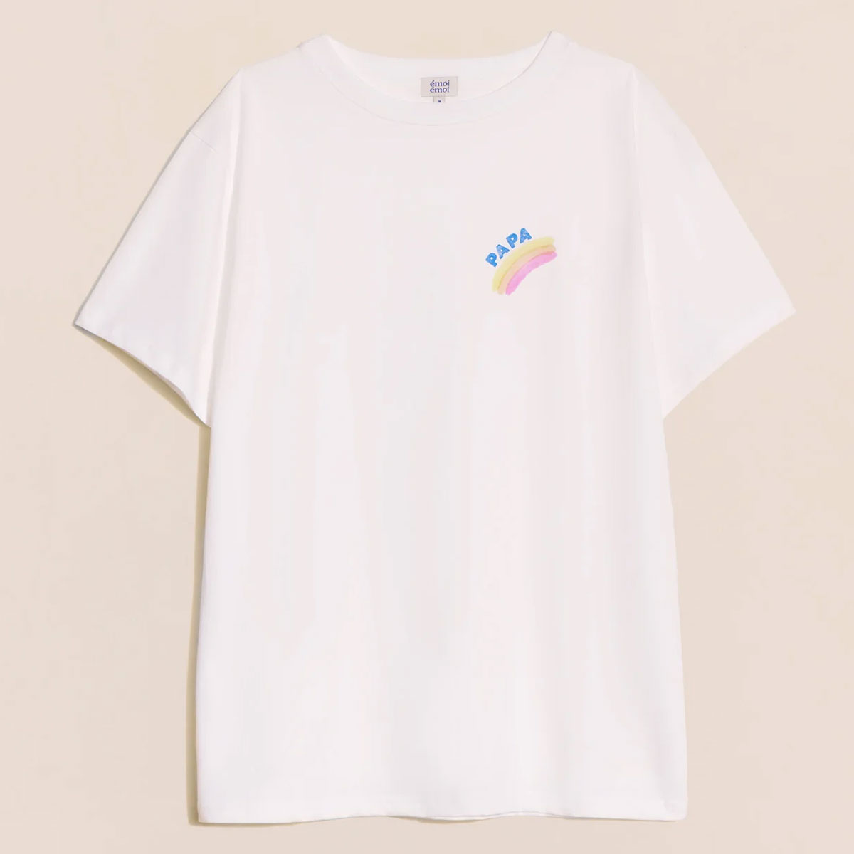 T-shirt Papa Rainbow - L