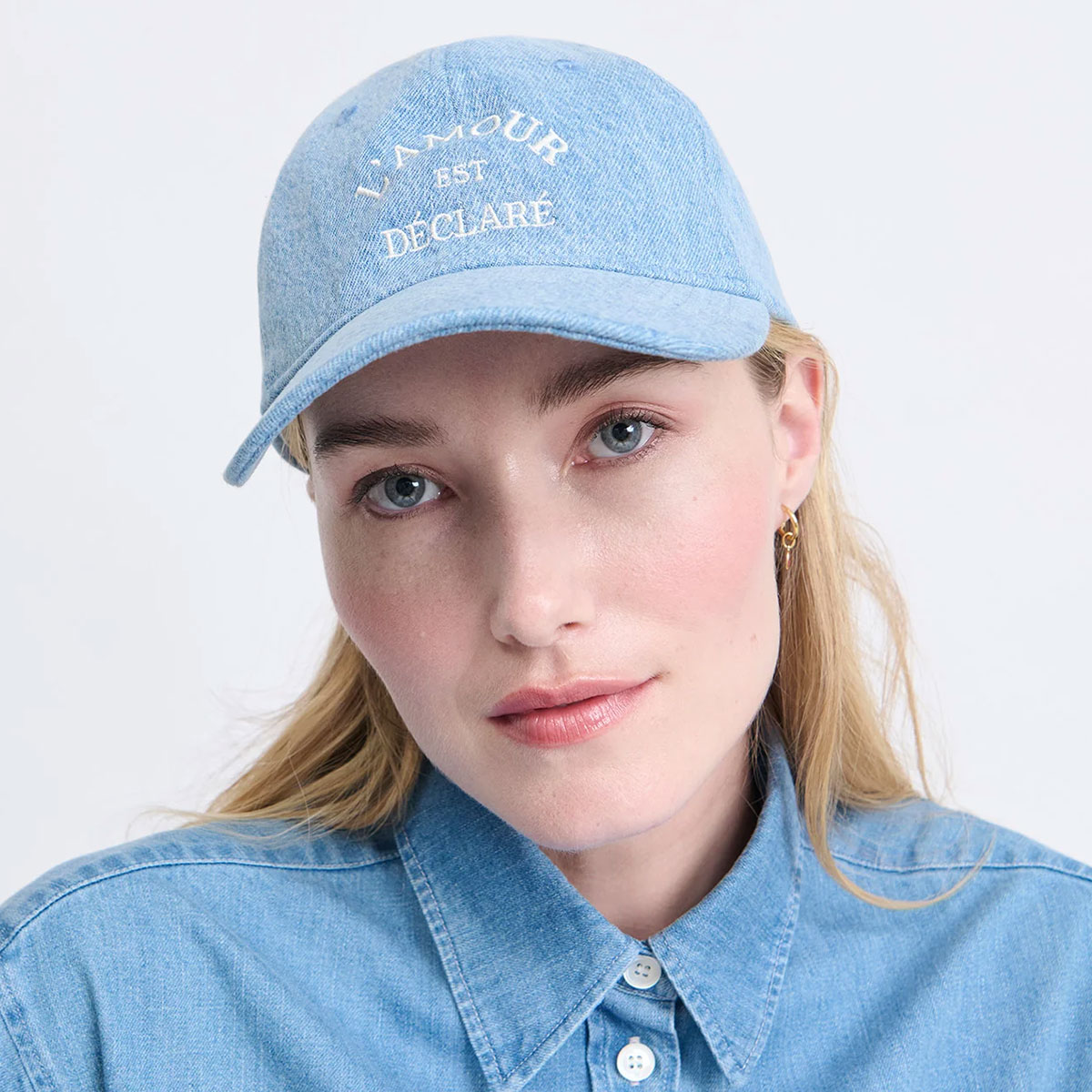 Casquette L'Amour est Déclaré - Denim Clair