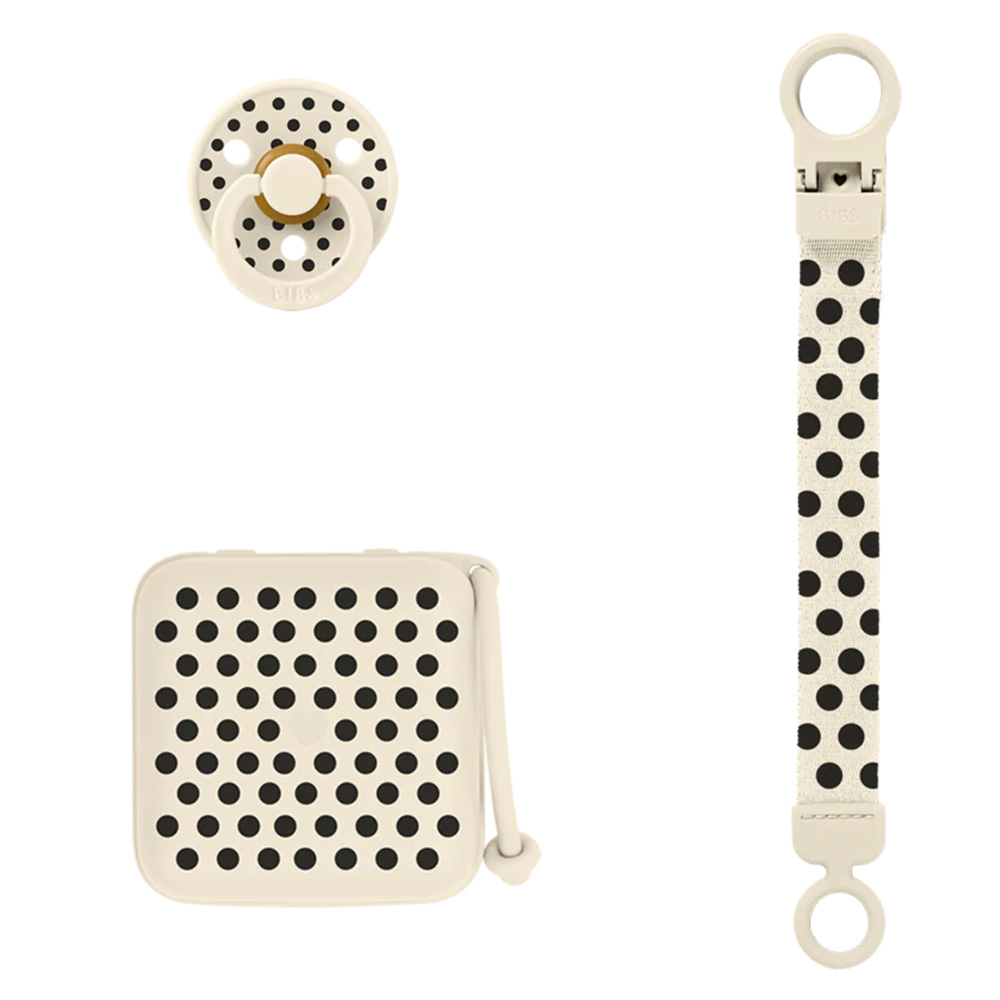 Coffret Cadeau Soothe  & Go Polka - Ivory & Black
