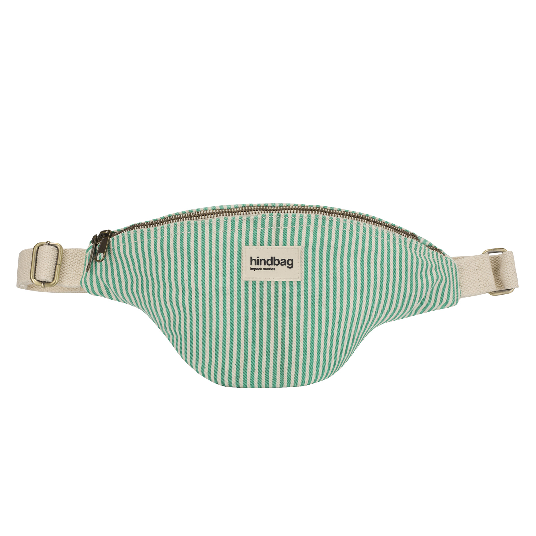 Sac Banane Olivia Riviera - Rayures Vert