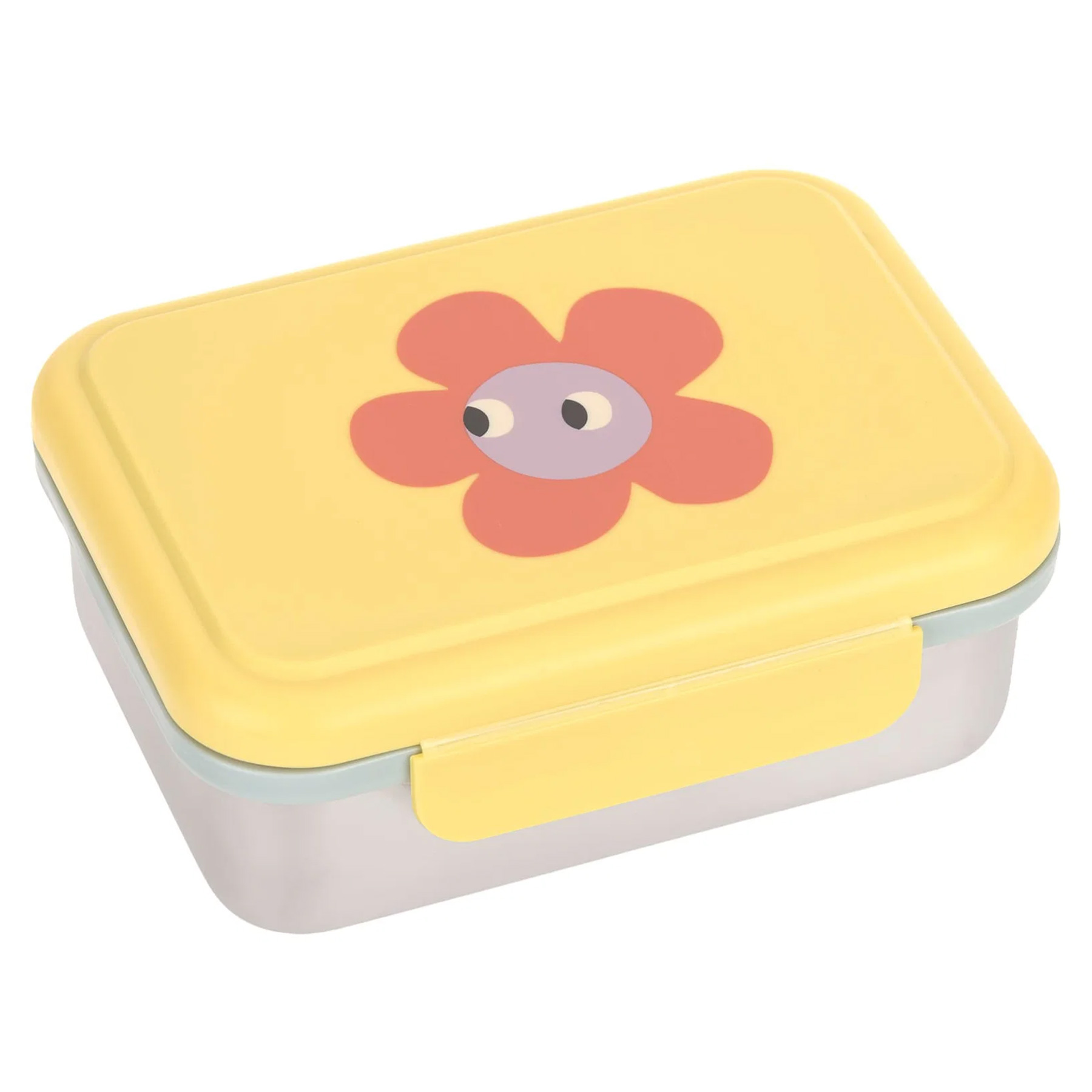 Boîte à Goûter Inox Happy Trails - Fleur