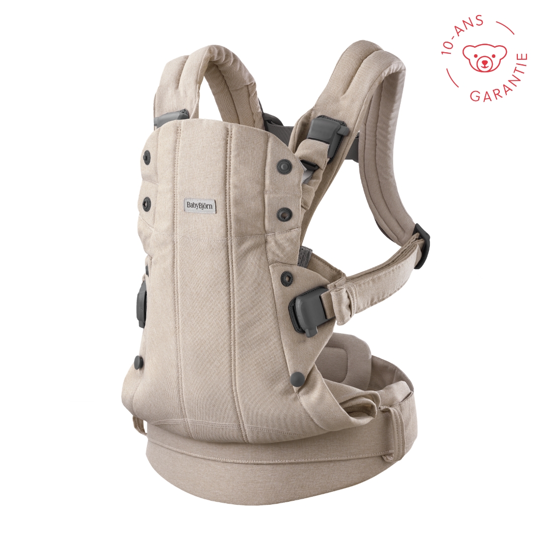 Porte-bébé Harmony Tissé Chiné - Beige Clair