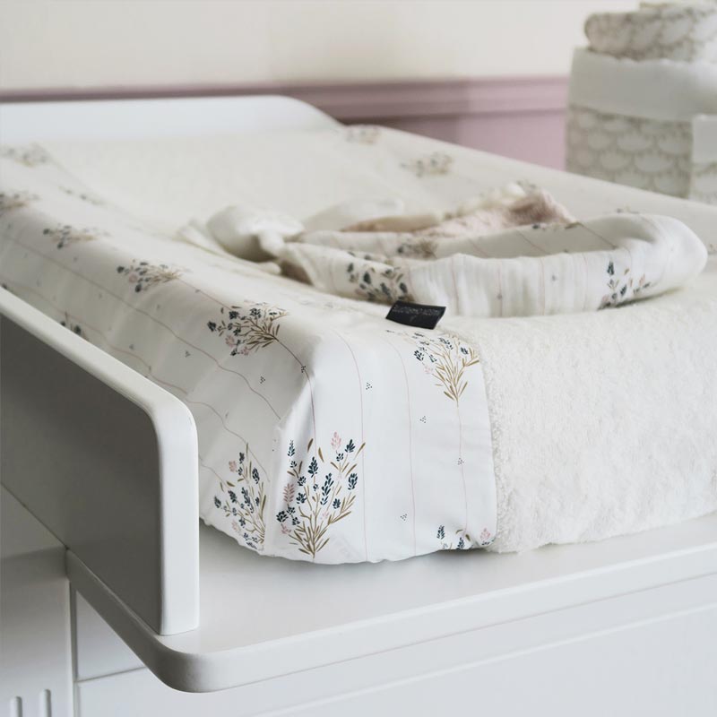 Housse Matelas à Langer En Coton Vert Tanzanie