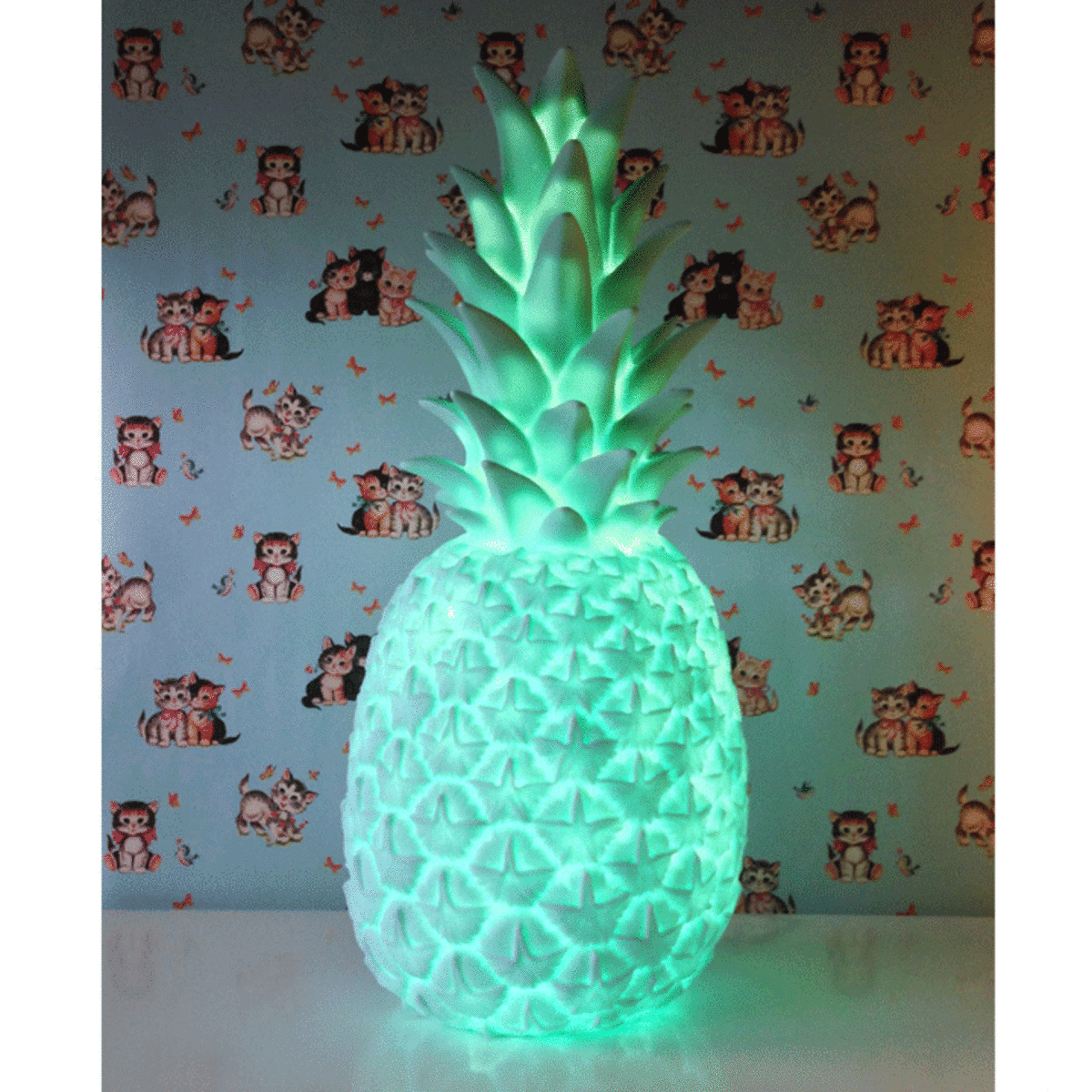 Goodnight Light Lampe Ananas &quot;Piñacolada&quot; menthe Lampe à poser