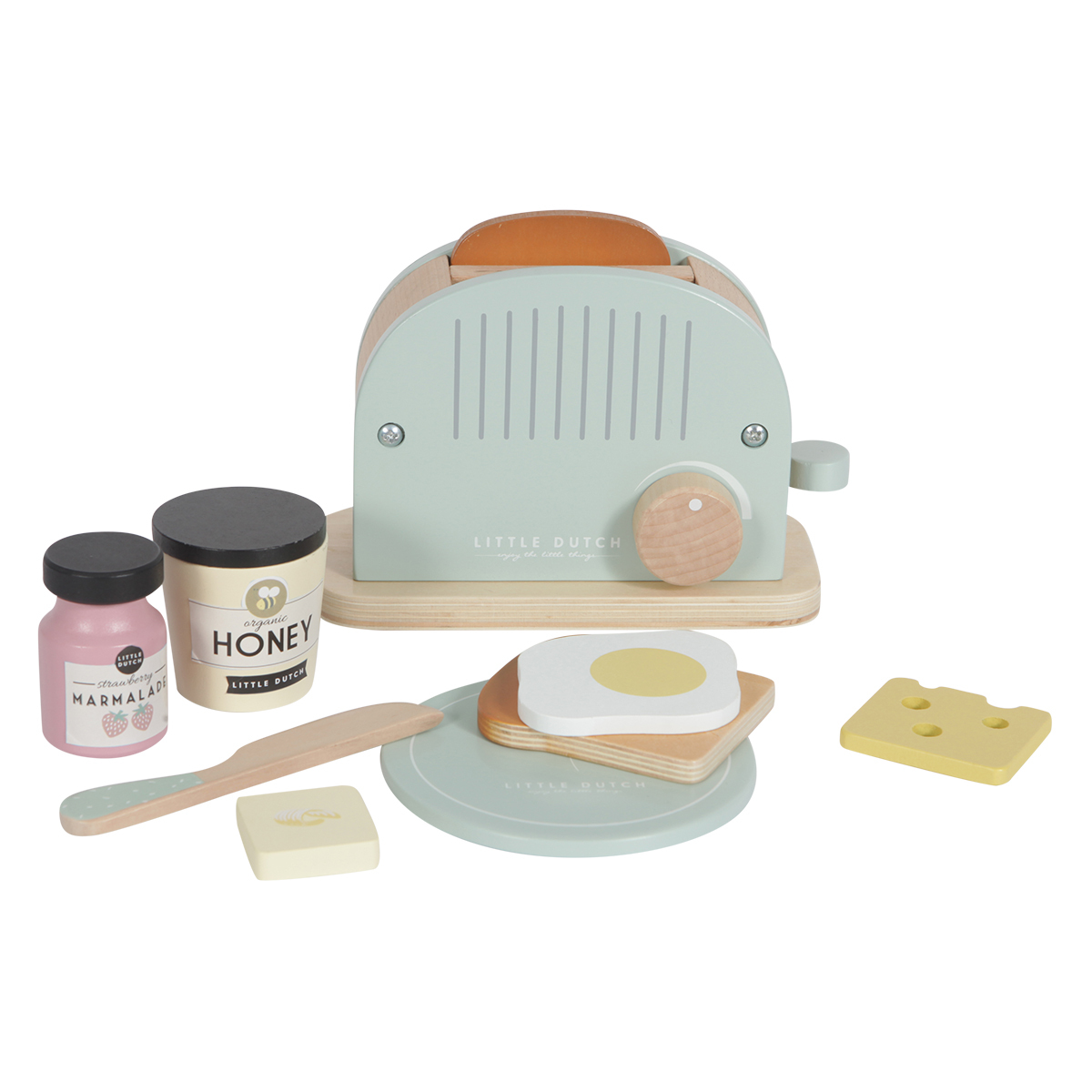 grille pain avec toasts cuisine  CL6 miniature,maison de poupée,vitrine,toast 