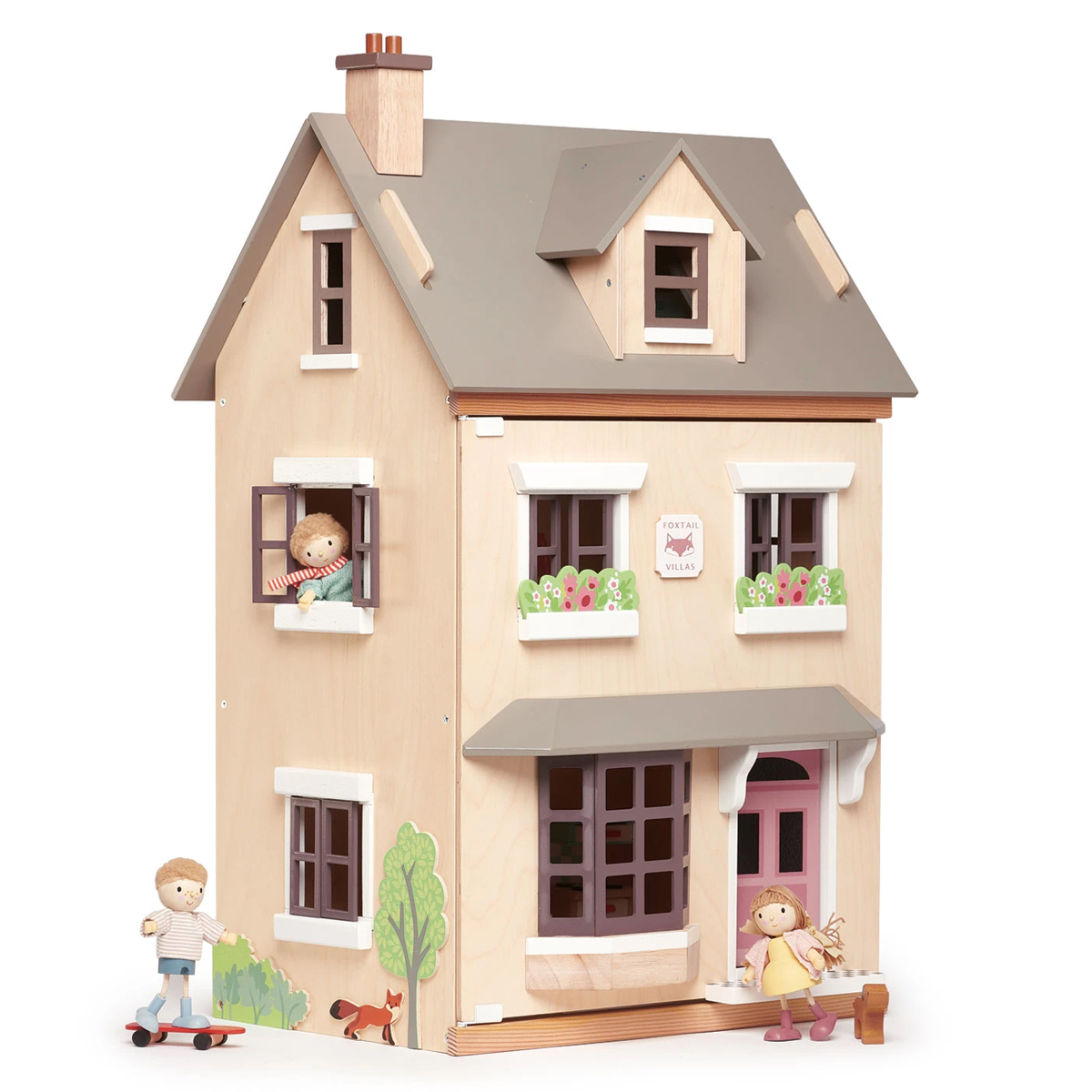 Maison de poupées en dehors de décoration-gravel-tarmac-grass convient à la plupart des échelles 