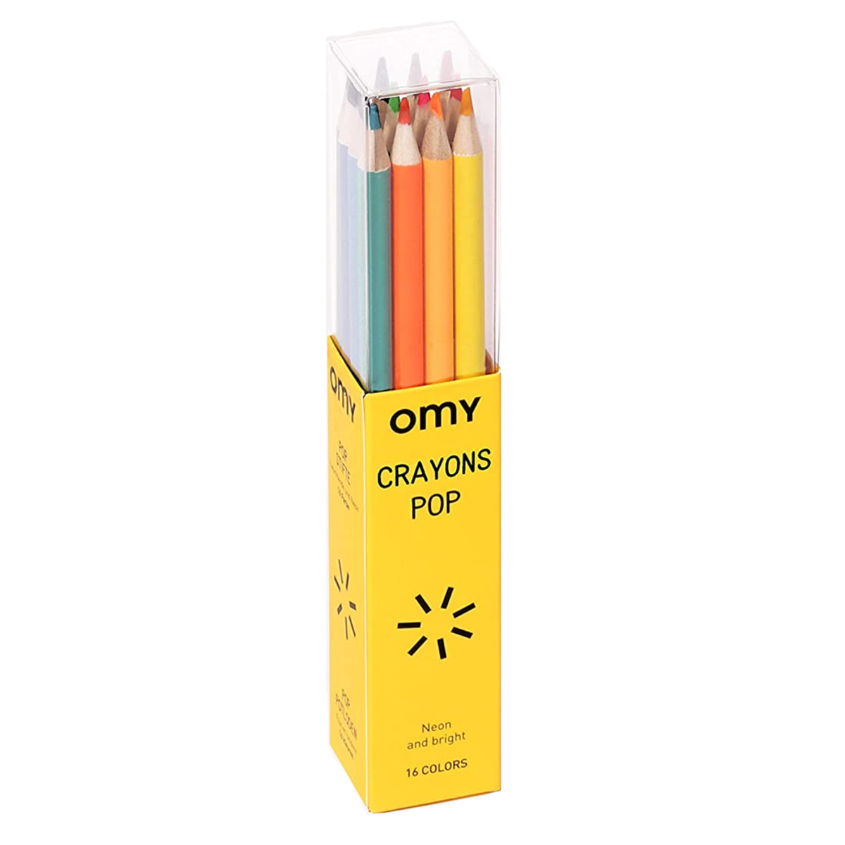 Omy Boite de 16 Crayons de Couleurs Pop - Loisirs créatifs Omy sur  L'Armoire de Bébé