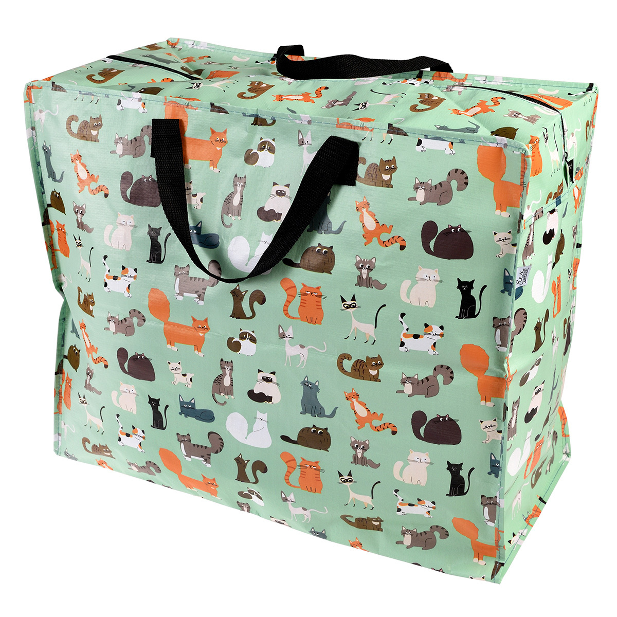 Sac De Rangement Géant XXL Rex London Motif Ferme - Avec Fermeture Éclair Et Poignées, En Plastique Recyclé, Pour Déménagement, Jouets, Linge