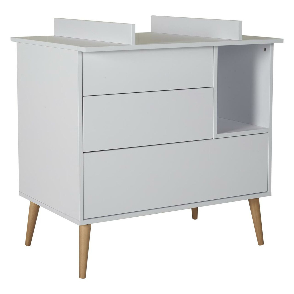 Quax Commode Et Plan A Langer Cocoon Ice White Commode Quax Sur L Armoire De Bebe