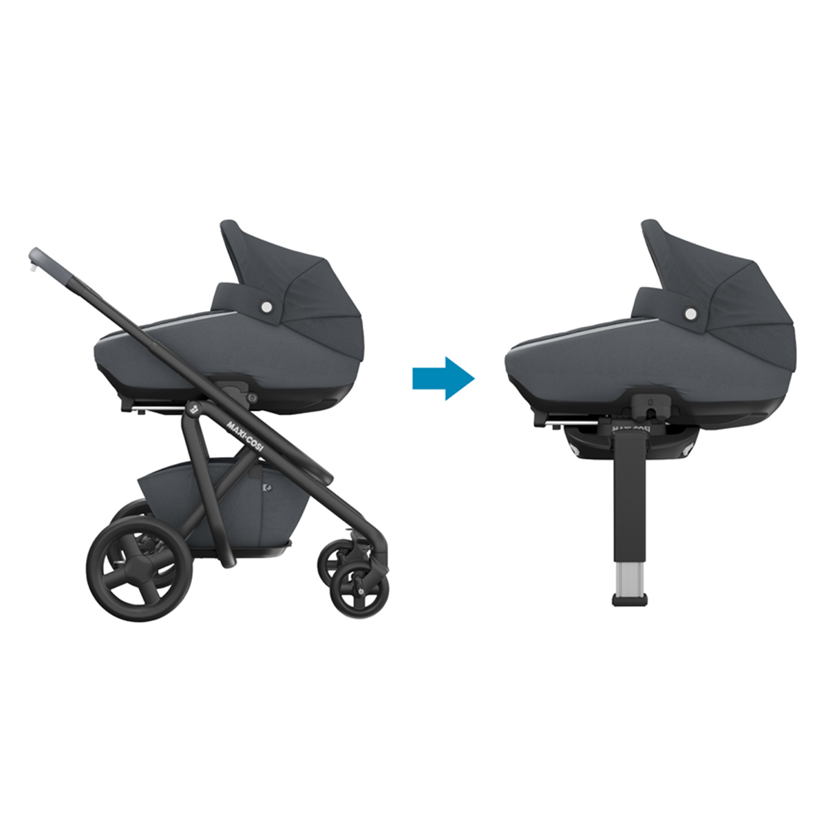 Maxi Cosi Nacelle Jade Groupe 0 Essential Graphite Siege Auto Et Coque Maxi Cosi Sur L Armoire De Bebe