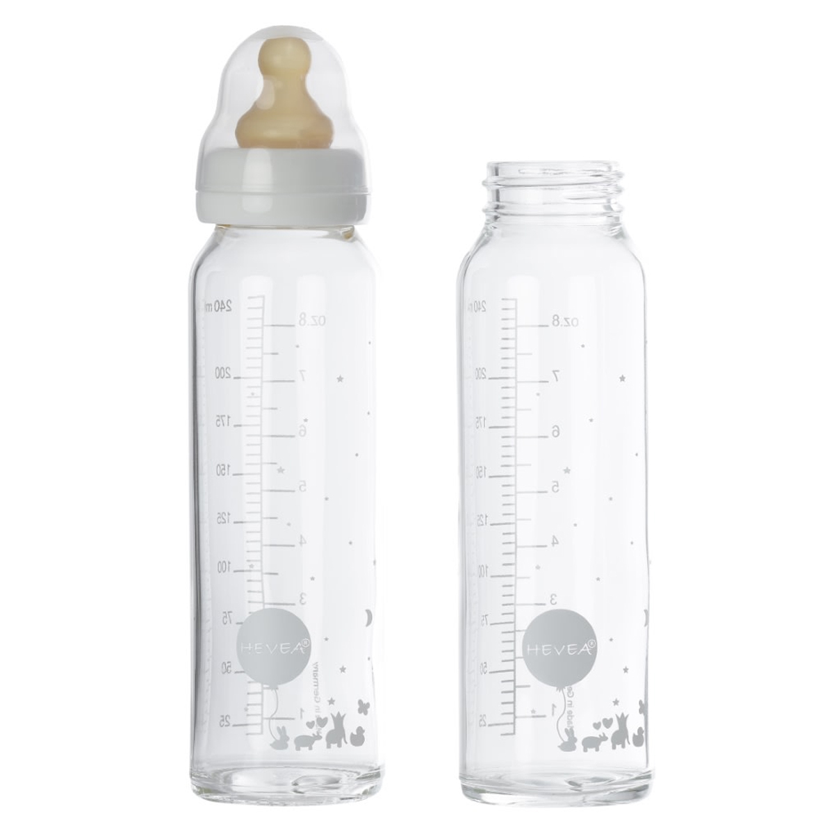 Tétine de biberon bébé en caoutchouc ou silicone et anti colique