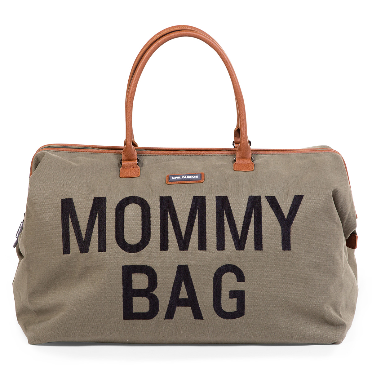 Childhome Mommy Bag Large Canvas - Kaki - Sac à langer Childhome sur  L'Armoire de Bébé